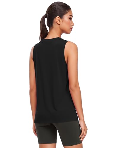 4 Pack Women's Workout Tank Tops Sleeveless Athletic Loose Fit Shirts