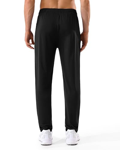 Men's Lightweight Stretch Joggers with Zipper Pockets