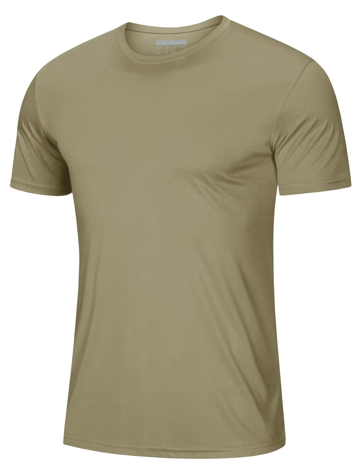 MAGCOMSEN Men's Short Sleeve UPF 50+ T-Shirt Quick Dry Workout Athletic Running Swim Tops Tee Rash Guard Performance Shirts