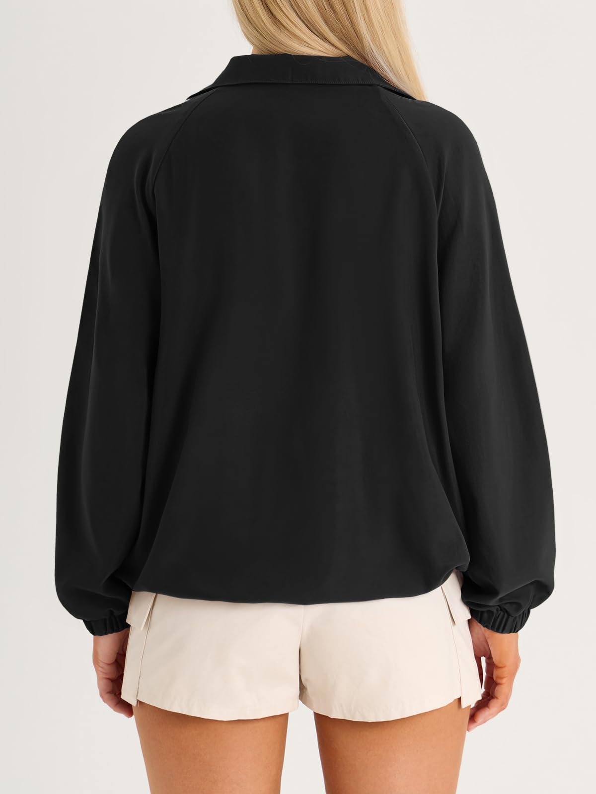Women's UPF 50+ Lightweight Quarter-Zip Windbreaker