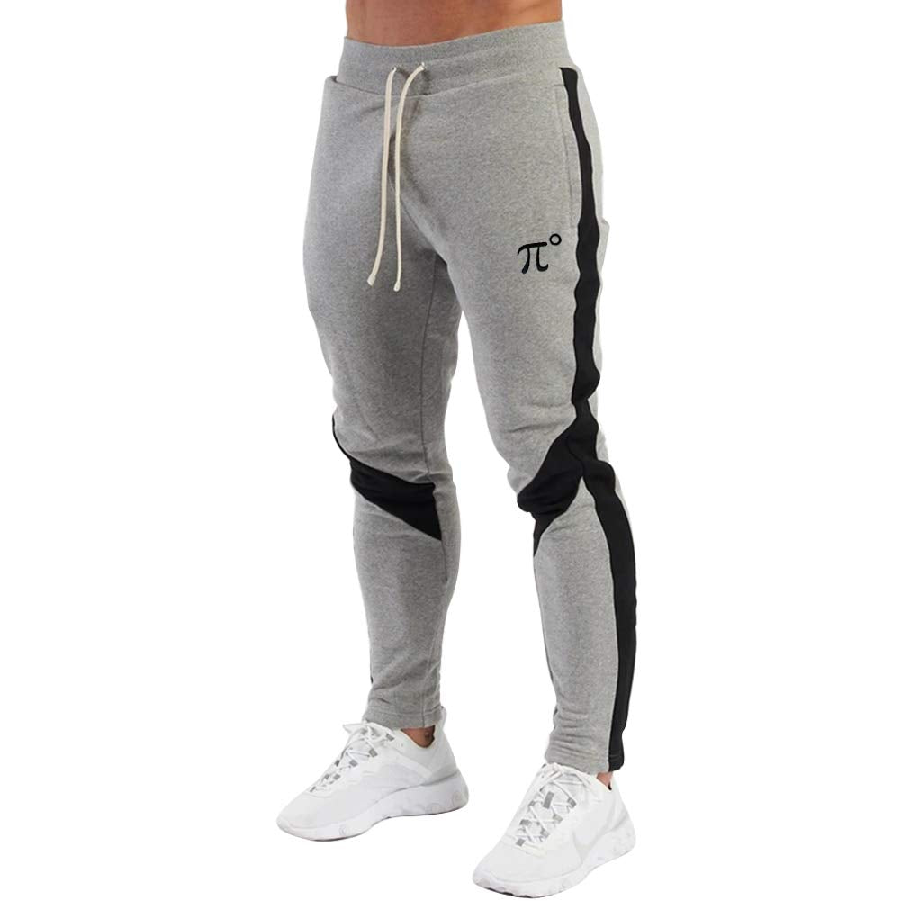 PIDOGYM Men's Track Pants,Slim Fit Athletic Sweatpants Joggers Trousers with Zipper Pockets