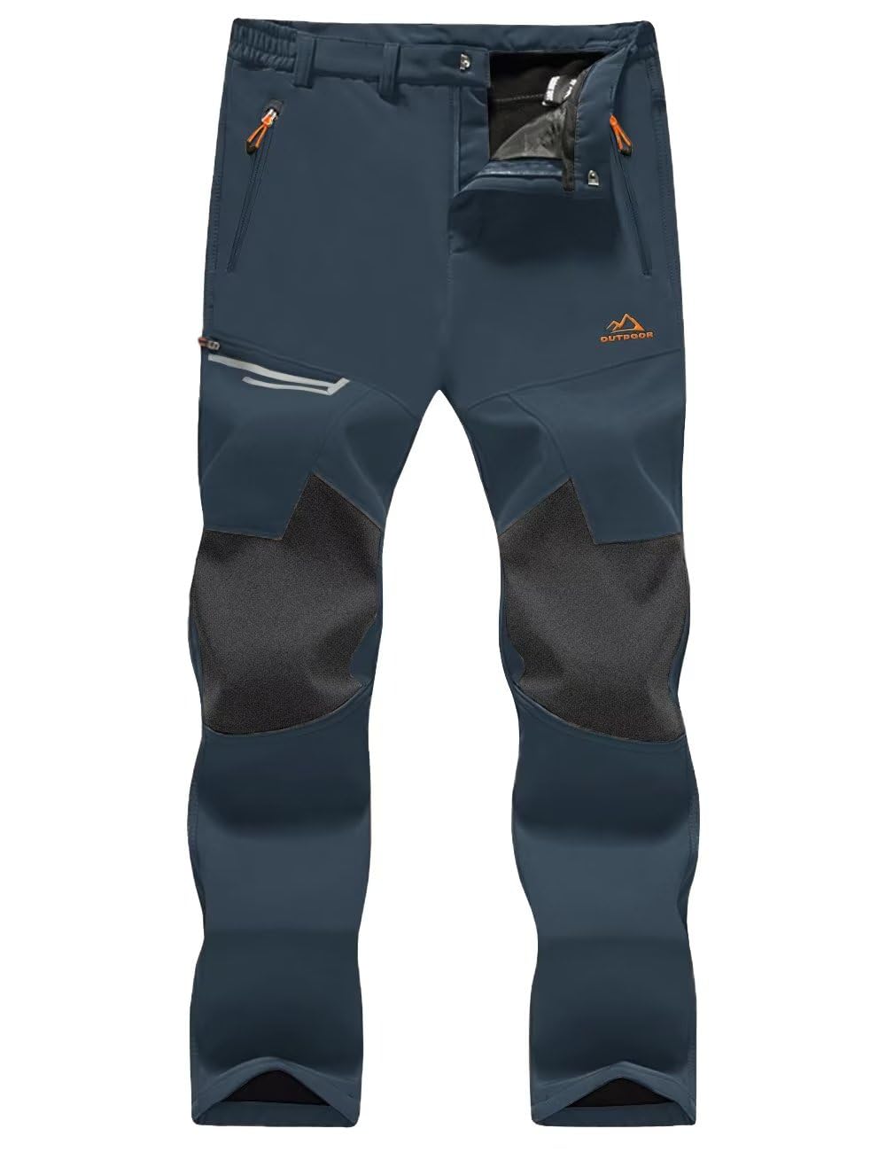 Men's Insulated Fleece-Lined Water-Resistant Hiking Pants