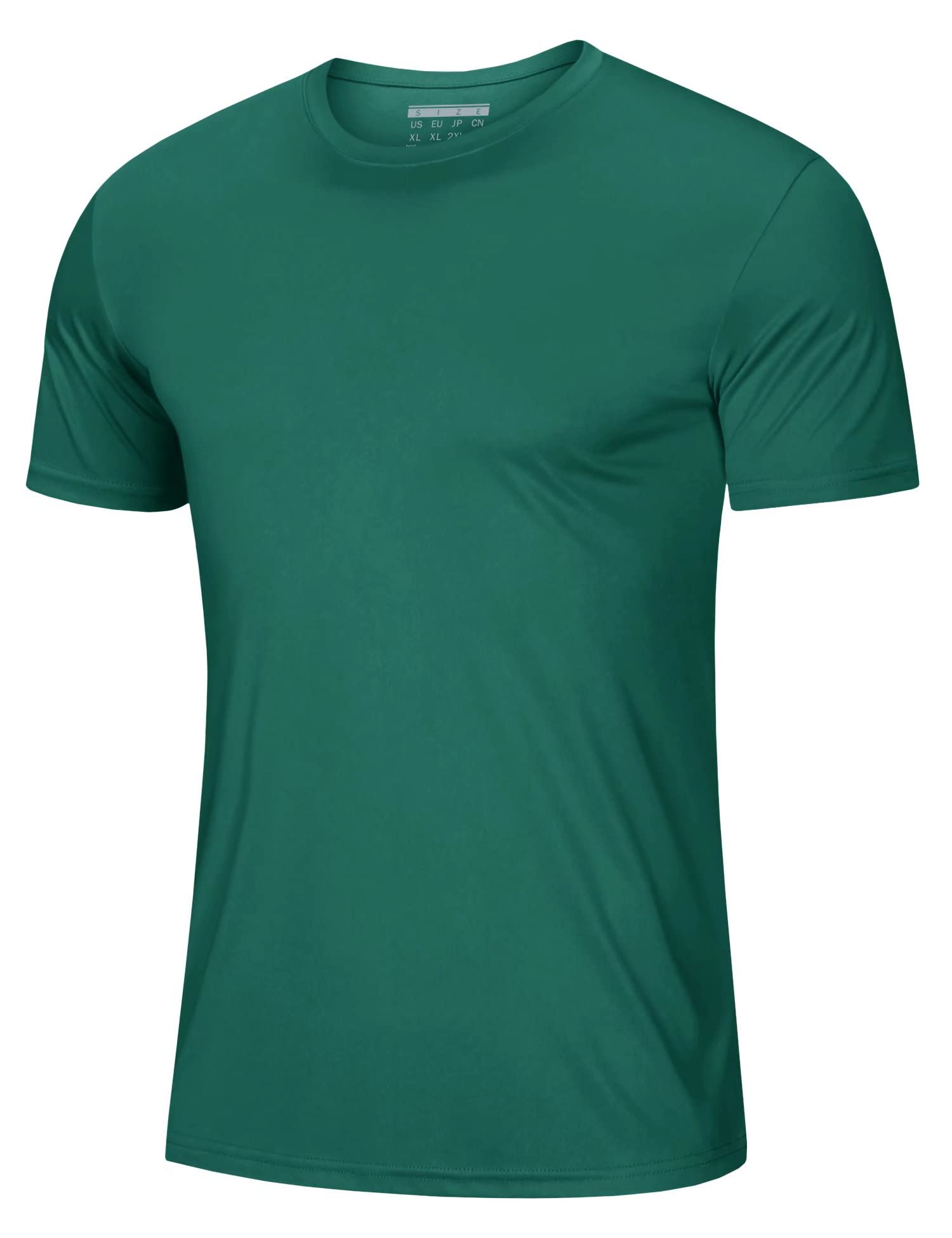 MAGCOMSEN Men's Short Sleeve UPF 50+ T-Shirt Quick Dry Workout Athletic Running Swim Tops Tee Rash Guard Performance Shirts