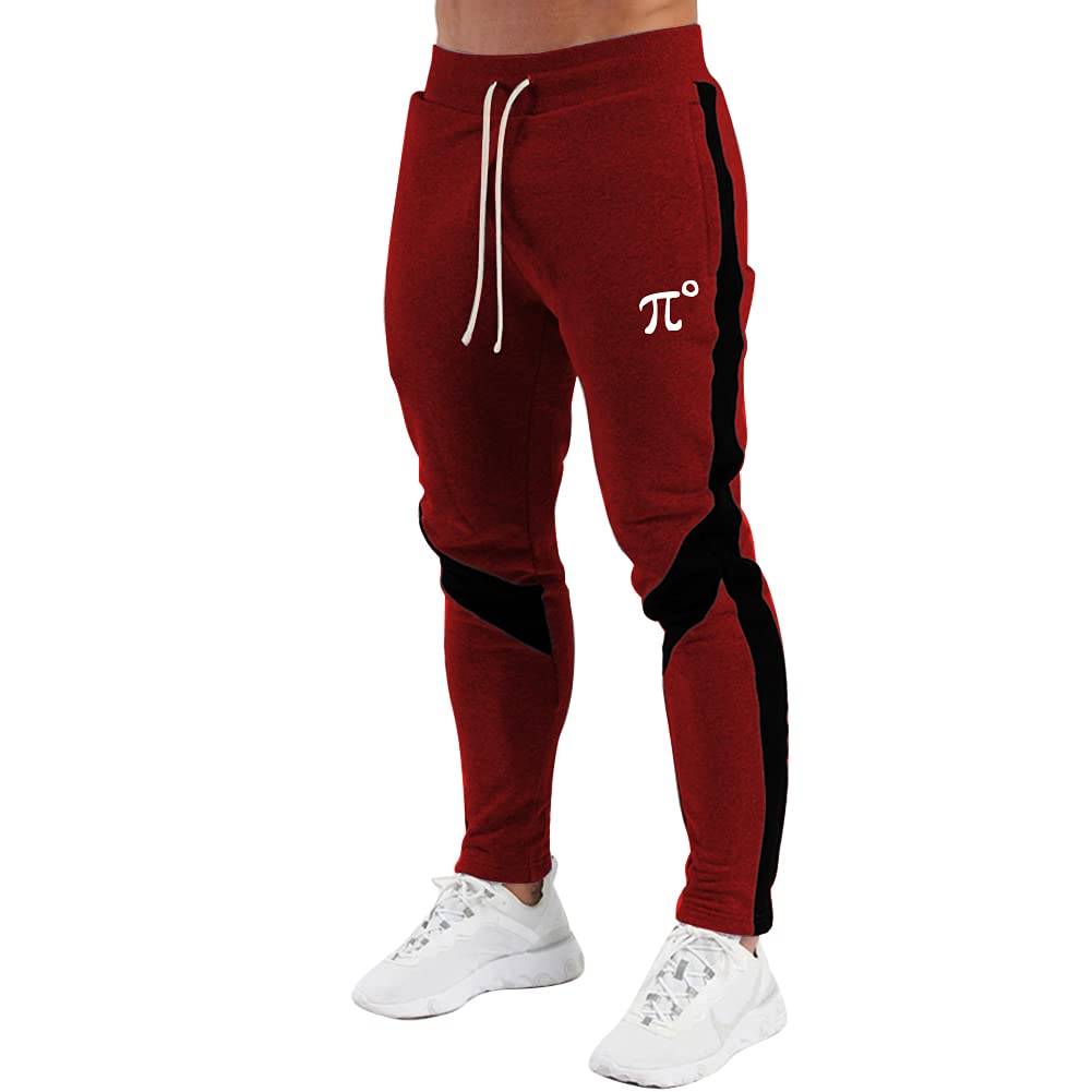 PIDOGYM Men's Track Pants,Slim Fit Athletic Sweatpants Joggers Trousers with Zipper Pockets