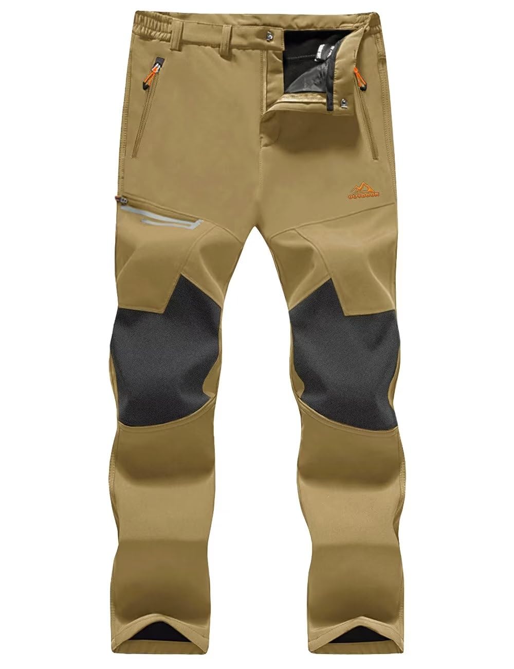 Men's Insulated Fleece-Lined Water-Resistant Hiking Pants