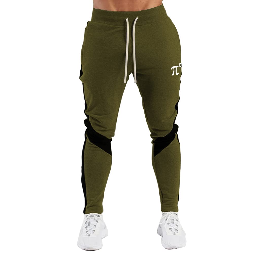 Men's Slim-Fit Athletic Joggers with Zipper Pockets