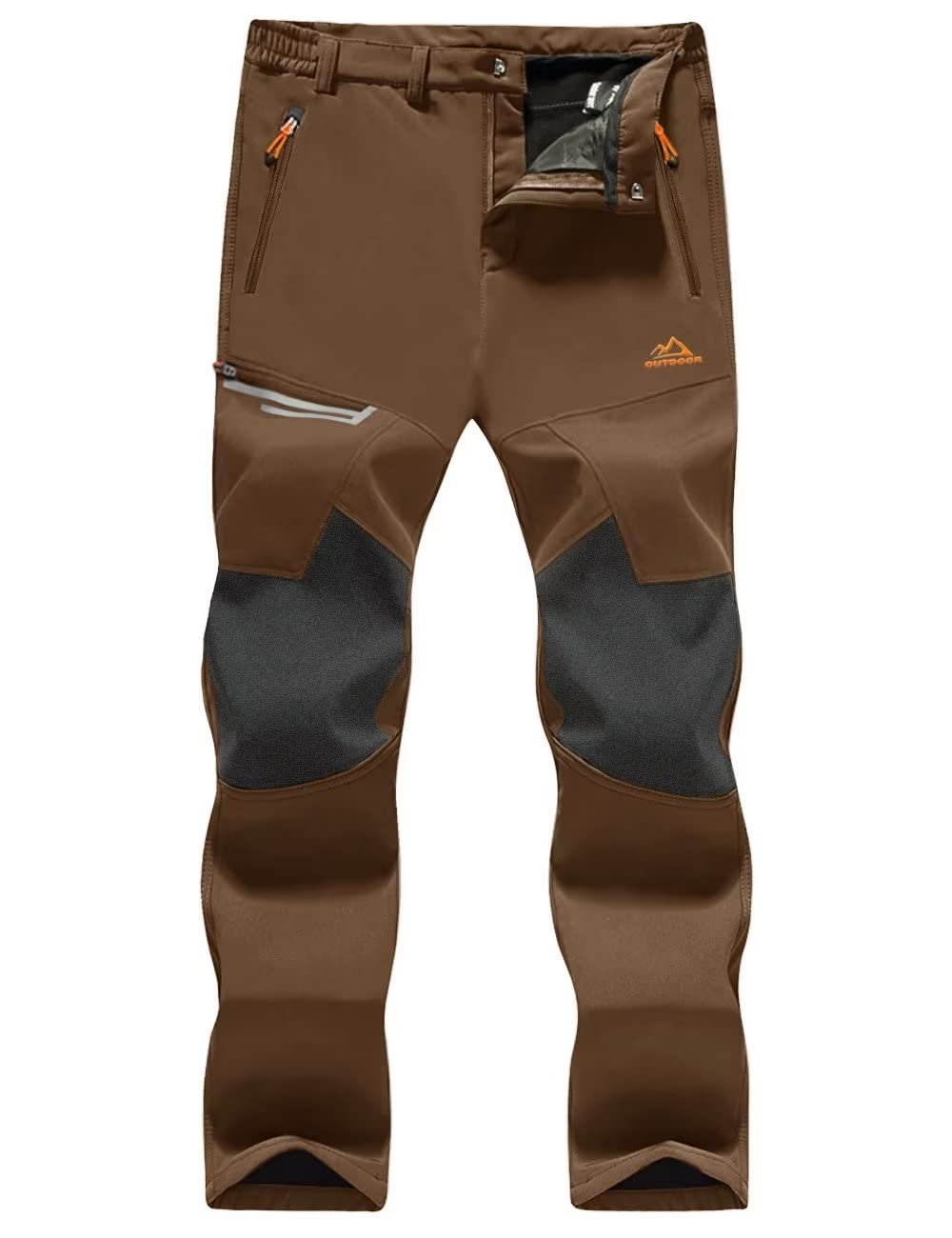 Men's Insulated Fleece-Lined Water-Resistant Hiking Pants