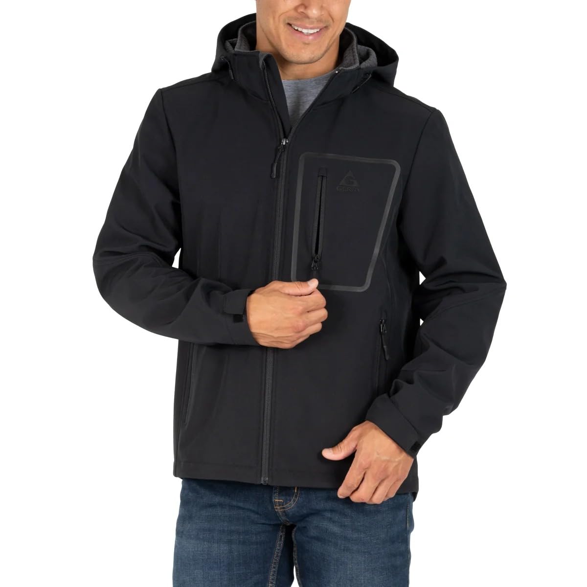 Men's Heavyweight Water-Resistant Softshell Jacket