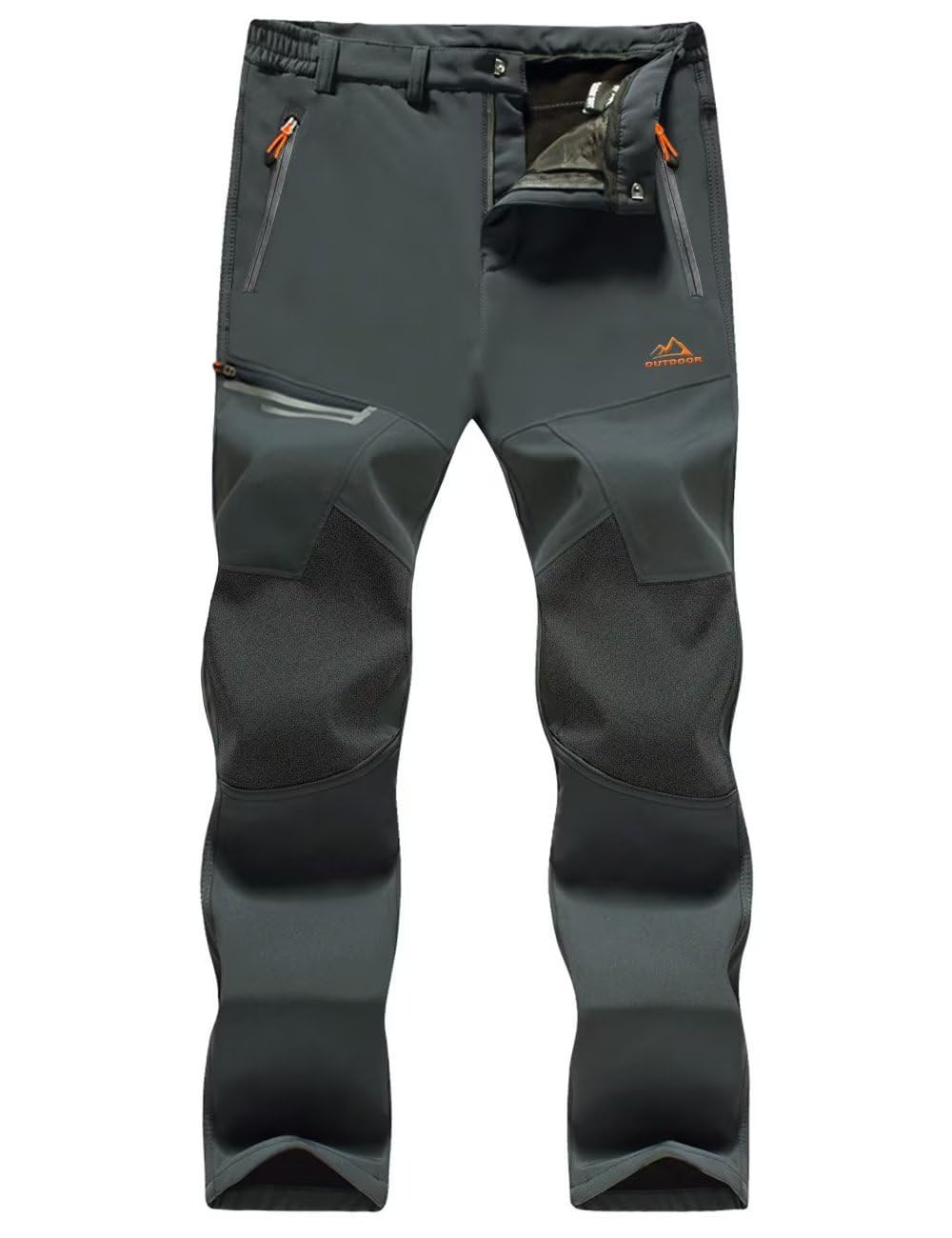 Men's Insulated Fleece-Lined Water-Resistant Hiking Pants