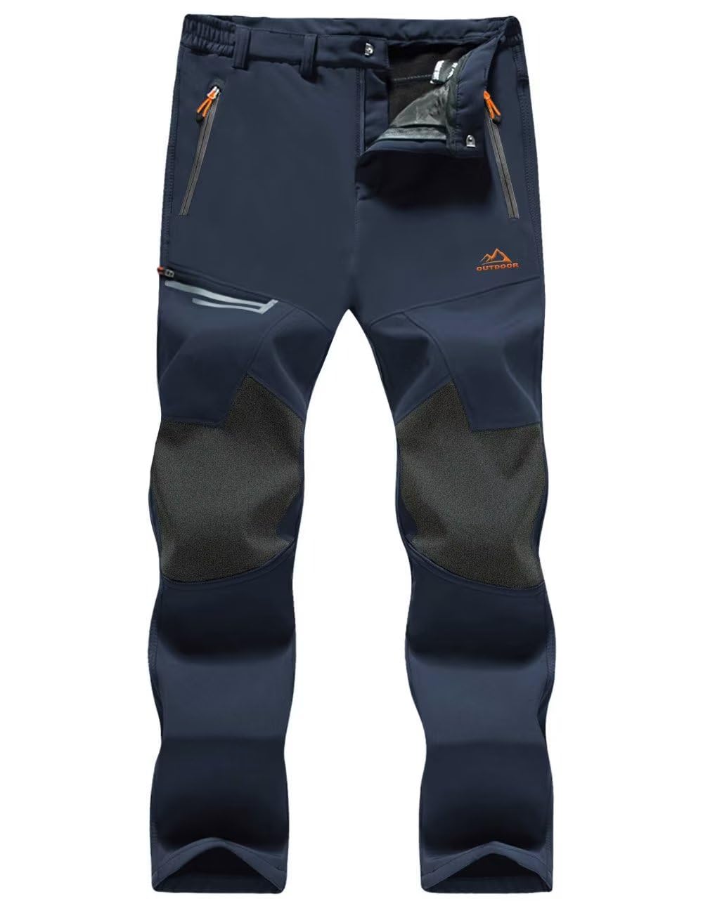 Men's Insulated Fleece-Lined Water-Resistant Hiking Pants