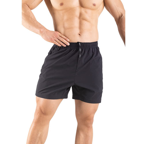 Men's 2-Pack 5-Inch Quick-Dry Running Shorts with Zip Pockets
