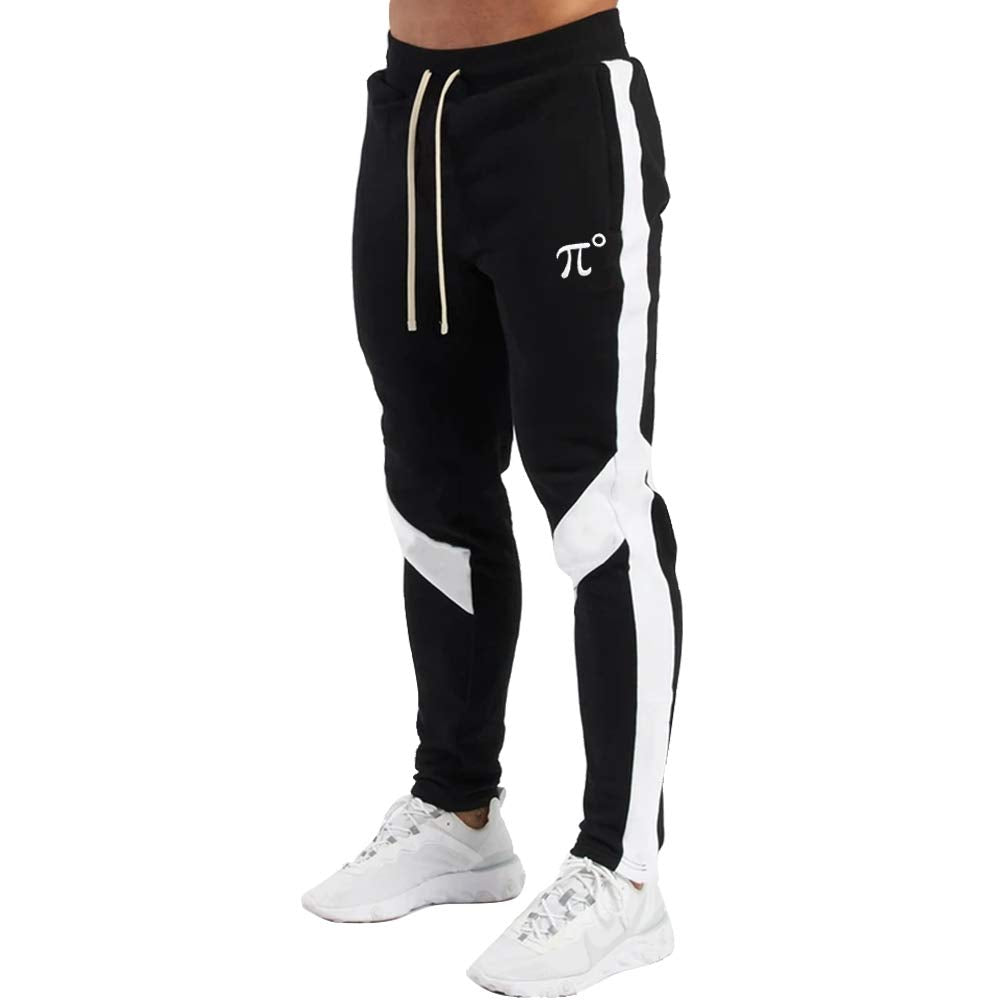 PIDOGYM Men's Track Pants,Slim Fit Athletic Sweatpants Joggers Trousers with Zipper Pockets