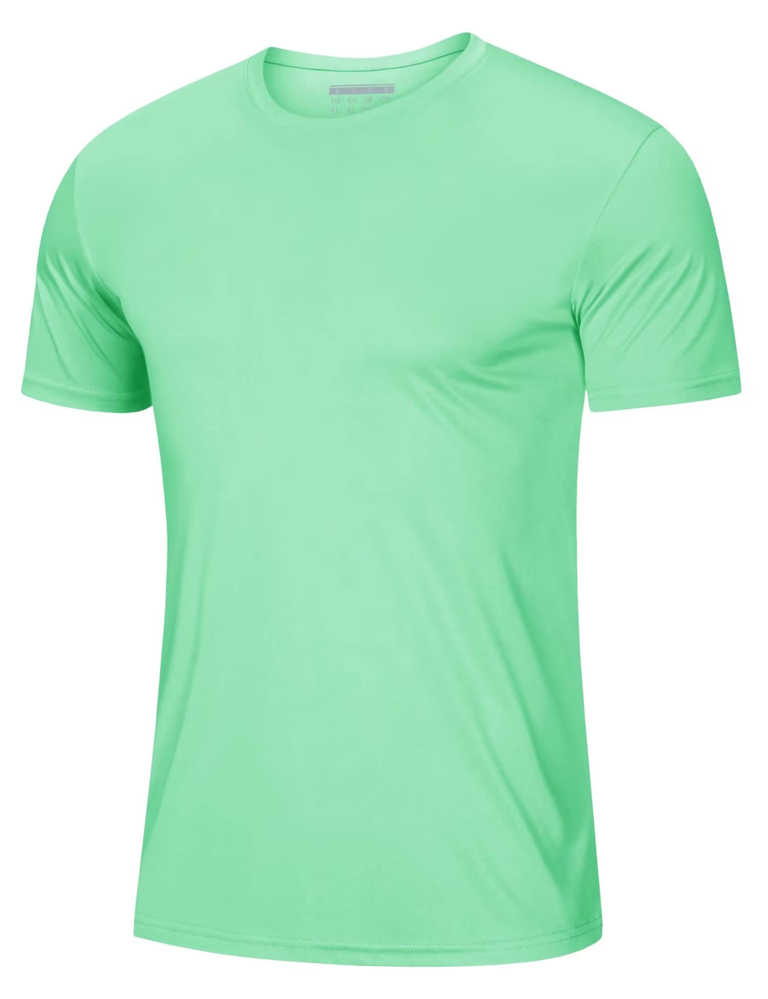 MAGCOMSEN Men's Short Sleeve UPF 50+ T-Shirt Quick Dry Workout Athletic Running Swim Tops Tee Rash Guard Performance Shirts