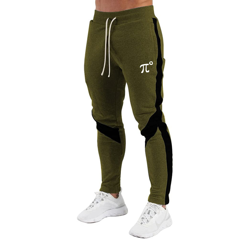 Men's Slim-Fit Athletic Joggers with Zipper Pockets