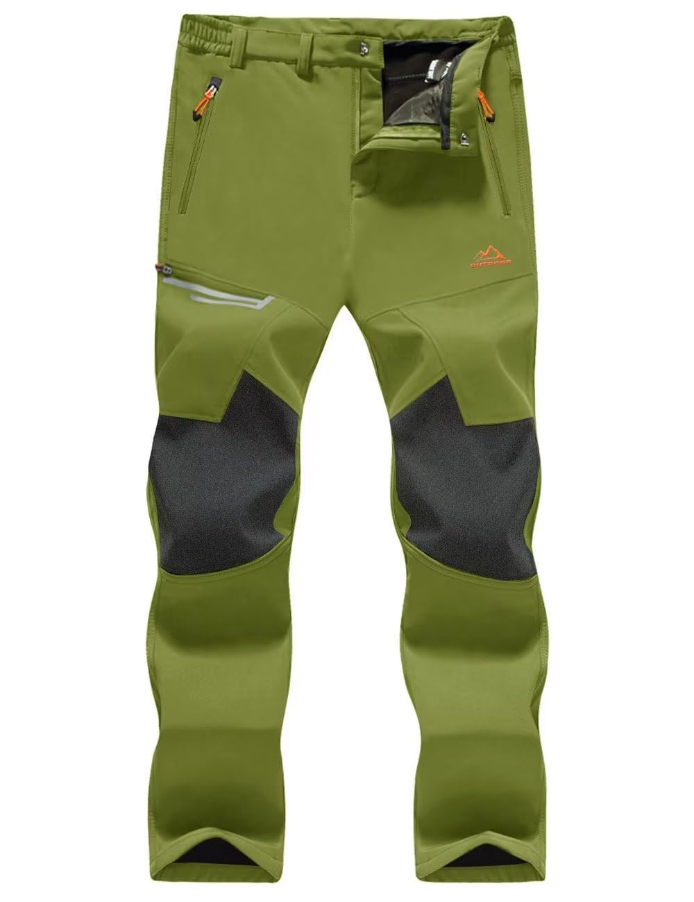 Men's Insulated Fleece-Lined Water-Resistant Hiking Pants