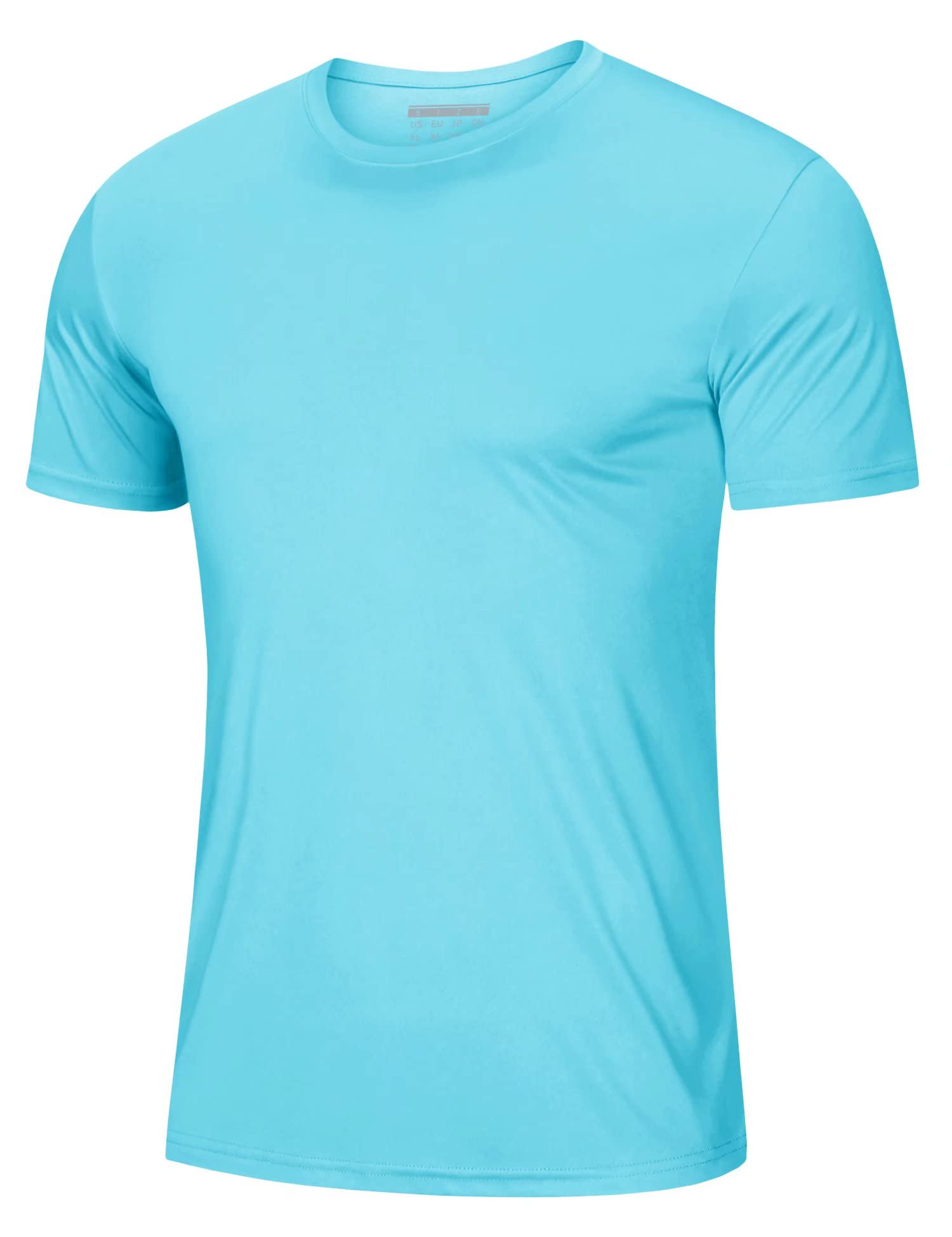 MAGCOMSEN Men's Short Sleeve UPF 50+ T-Shirt Quick Dry Workout Athletic Running Swim Tops Tee Rash Guard Performance Shirts