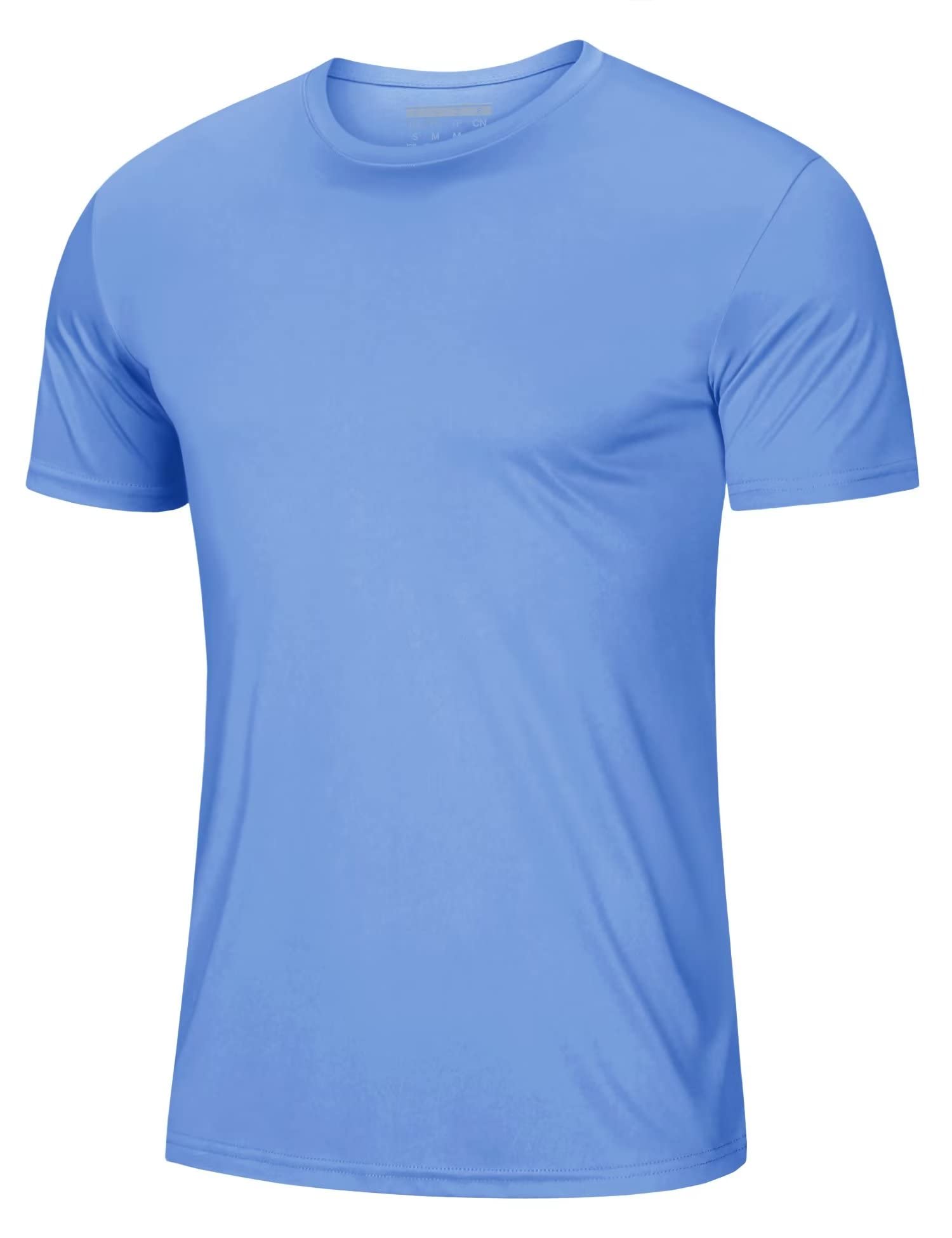 MAGCOMSEN Men's Short Sleeve UPF 50+ T-Shirt Quick Dry Workout Athletic Running Swim Tops Tee Rash Guard Performance Shirts
