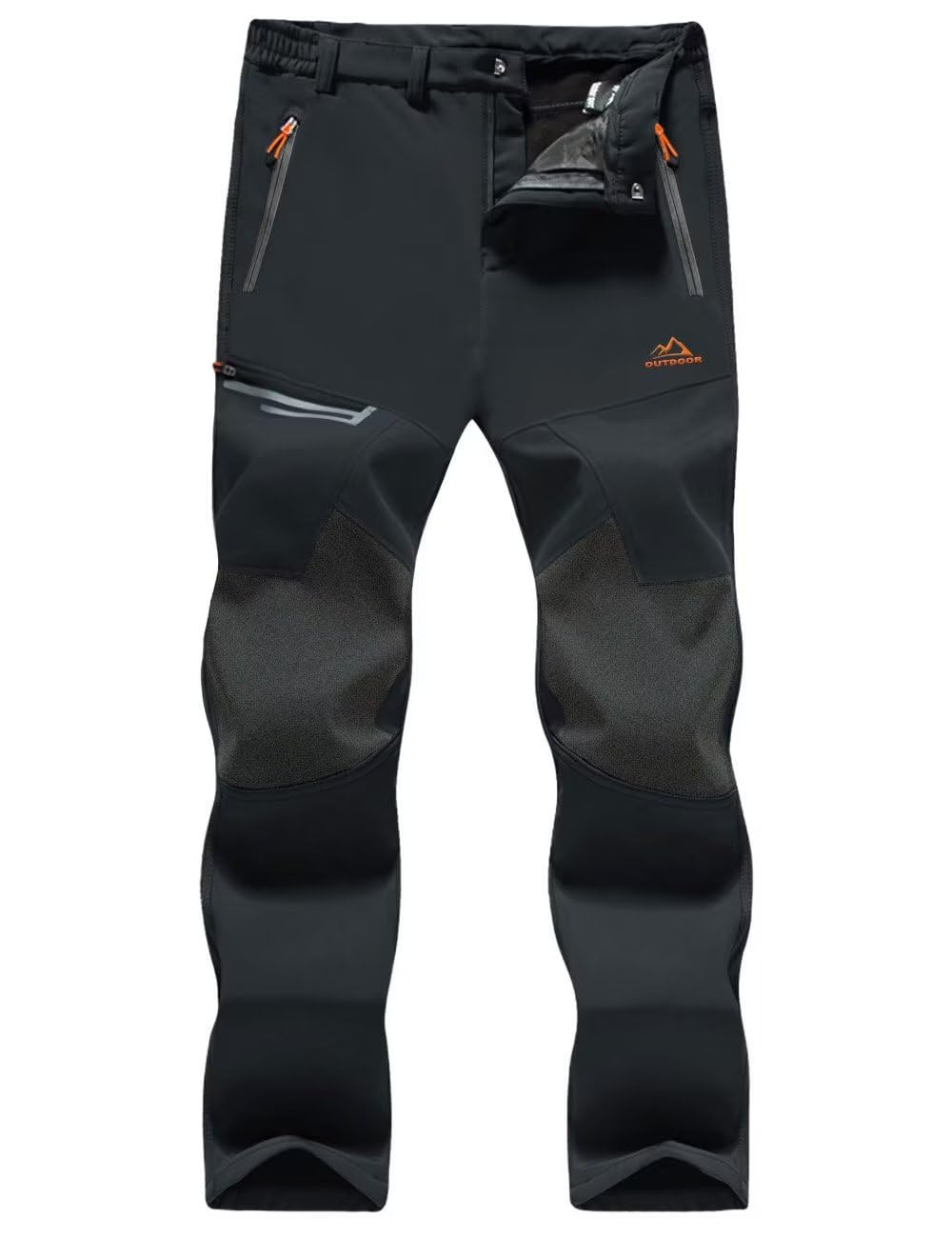 Men's Insulated Fleece-Lined Water-Resistant Hiking Pants