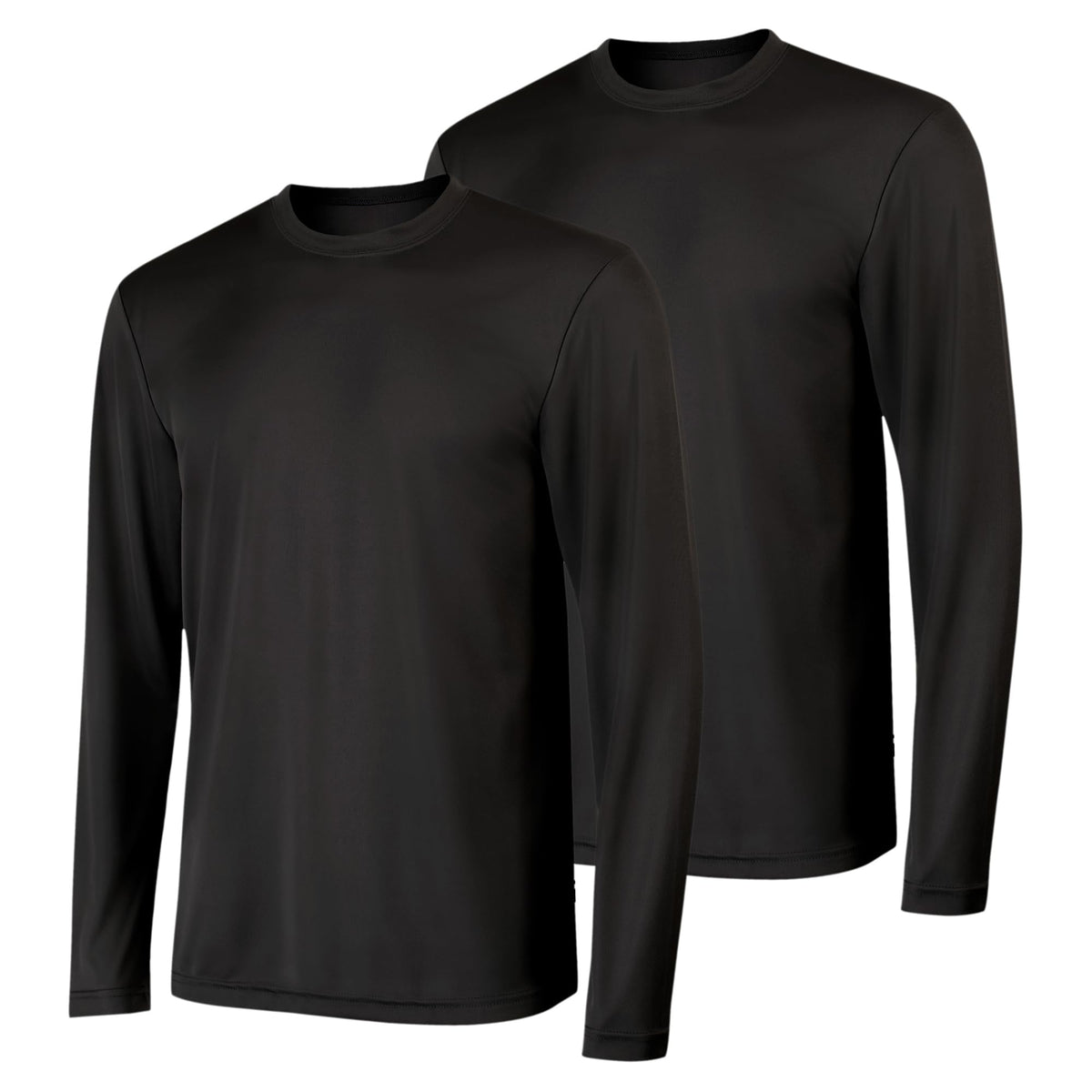 Hanes Sport Men's Long-Sleeve T-Shirt Pack, Cool DRI Moisture-Wicking Performance T-Shirts, Performance Tee, 2-Pack