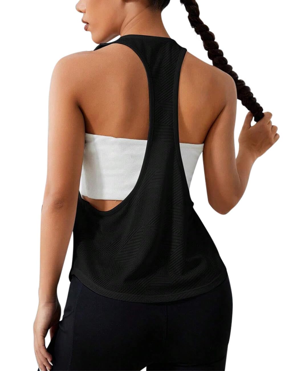 FACDIBY Women’s Racerback Workout Tank Top Sleeveless Tops