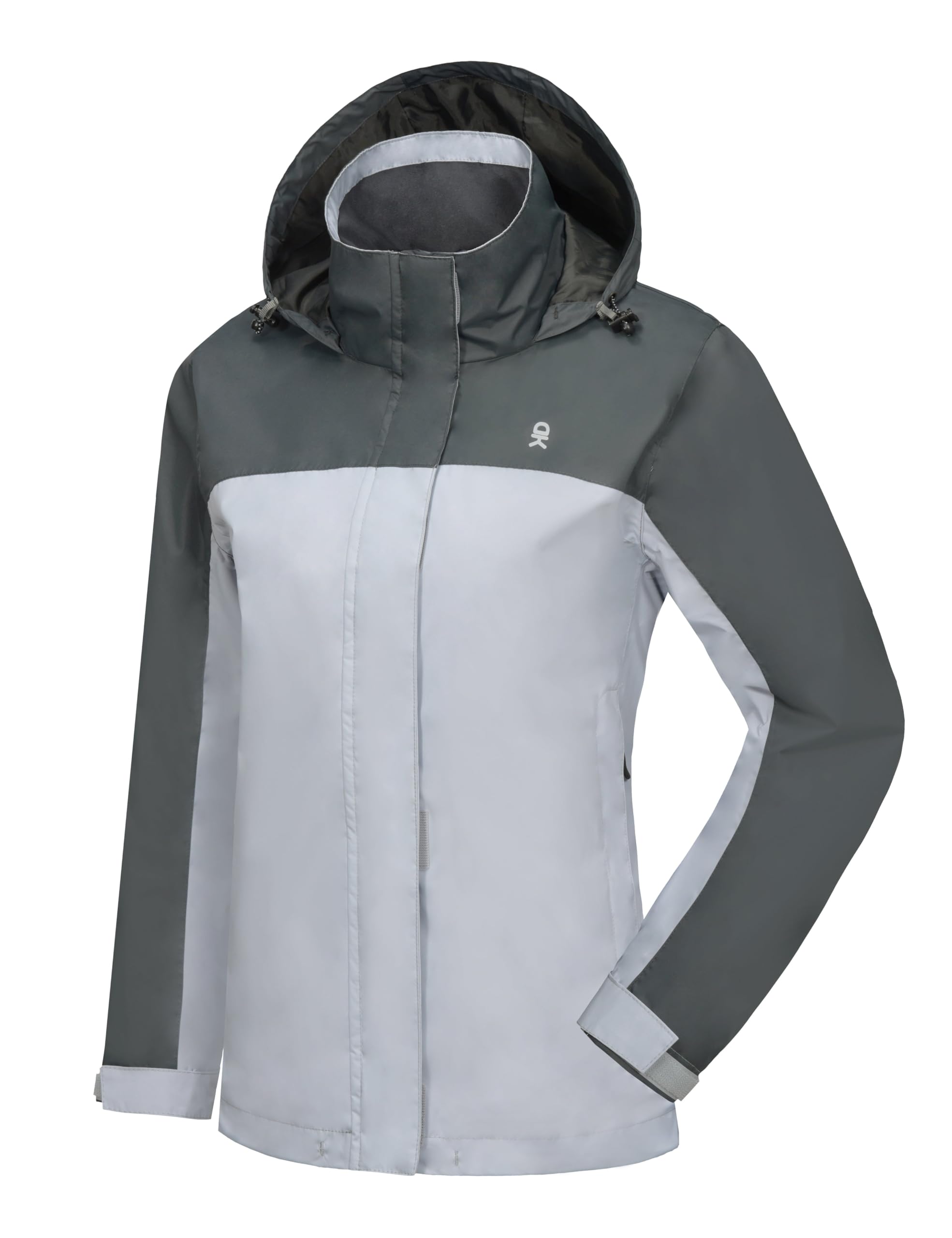 Women's Waterproof Hooded Hiking Rain Jacket
