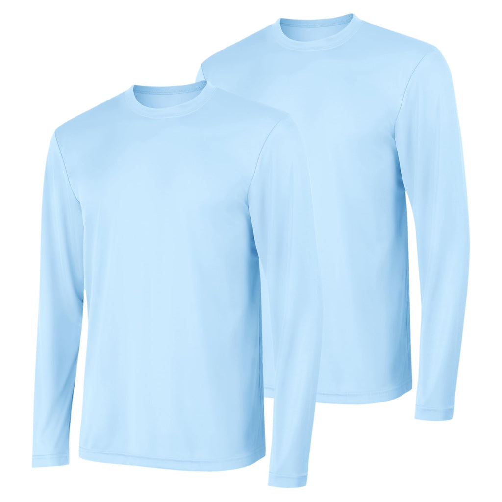 Hanes Sport Men's Long-Sleeve T-Shirt Pack, Cool DRI Moisture-Wicking Performance T-Shirts, Performance Tee, 2-Pack