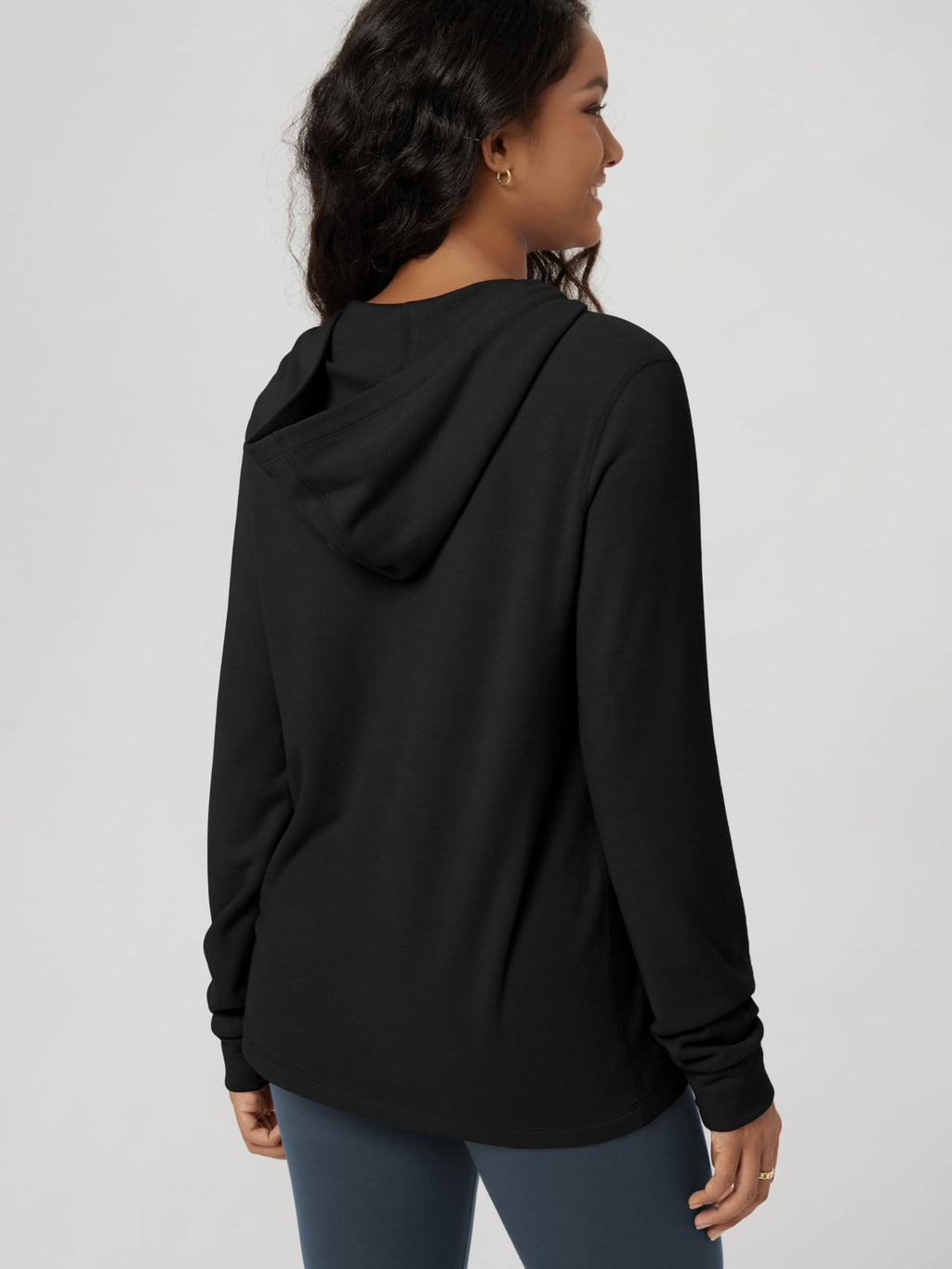 Women's Ultra-Soft Stretch Fleece Pullover Hoodie