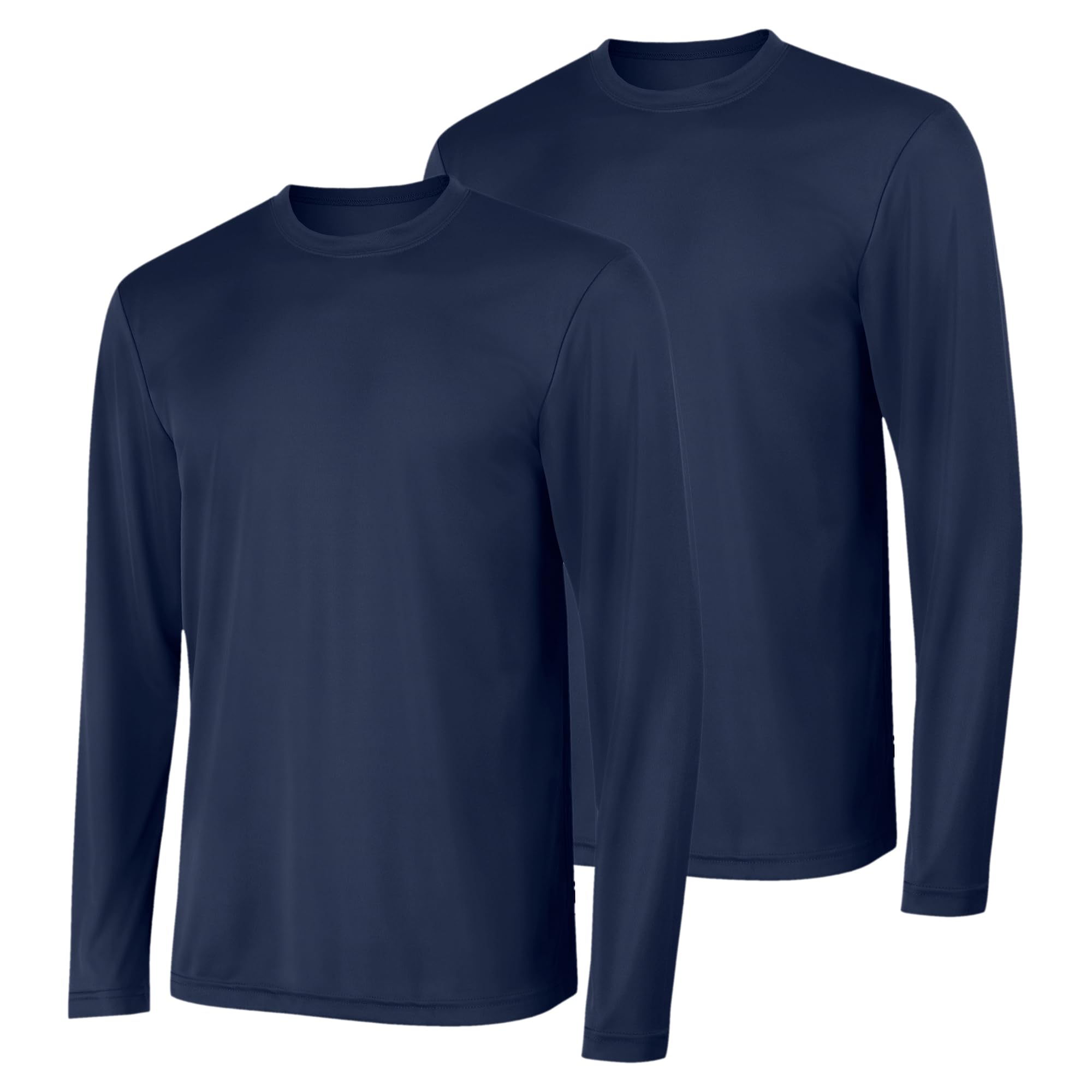 Hanes Sport Men's Long-Sleeve T-Shirt Pack, Cool DRI Moisture-Wicking Performance T-Shirts, Performance Tee, 2-Pack