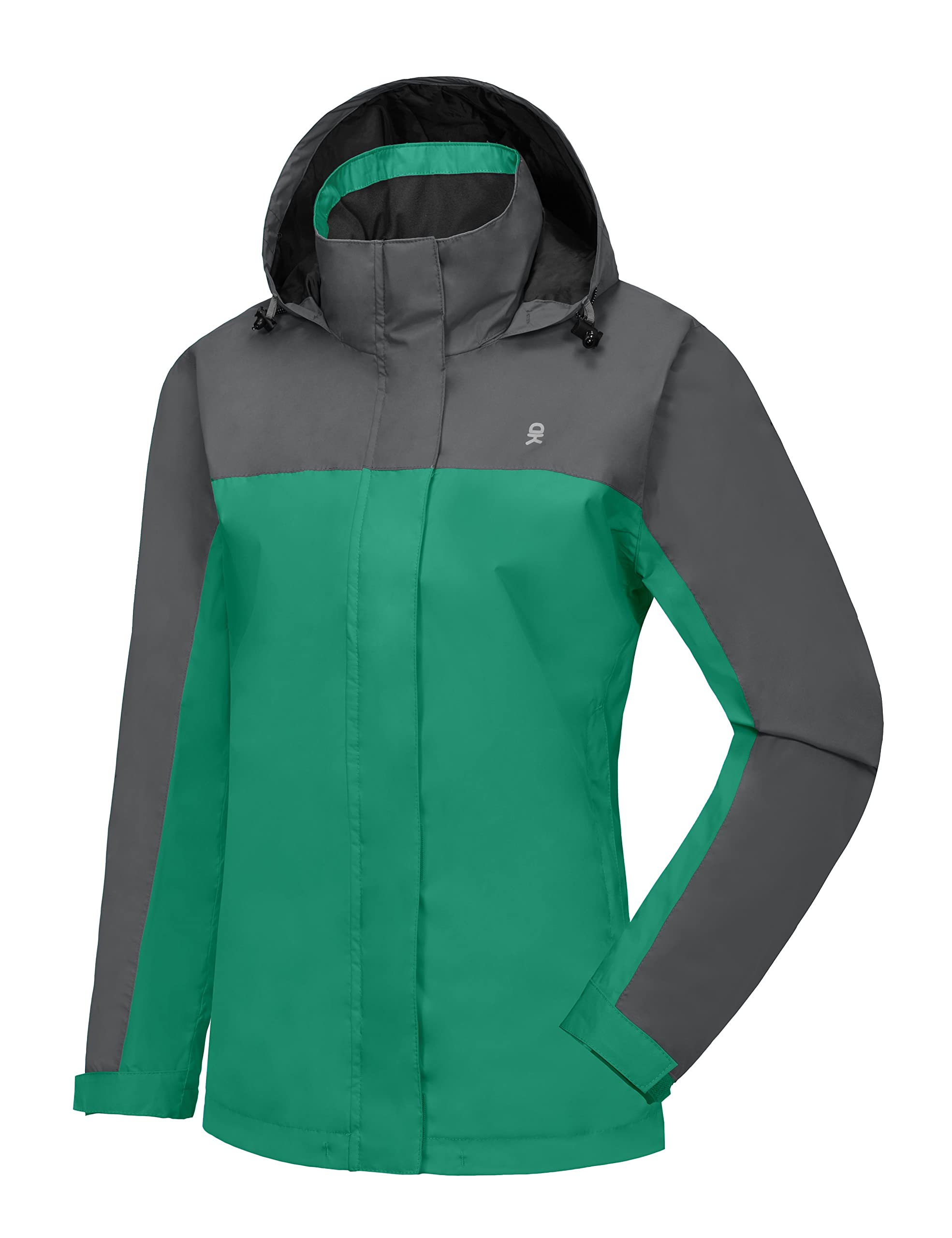 Women's Waterproof Hooded Hiking Rain Jacket