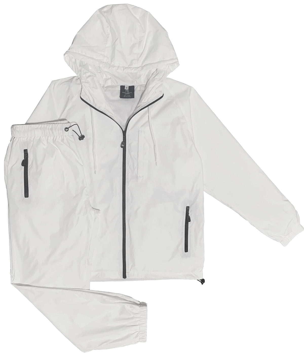 Men's 2-Piece Lightweight Windbreaker Tracksuit Set