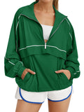 Women's UPF 50+ Lightweight Quarter-Zip Windbreaker
