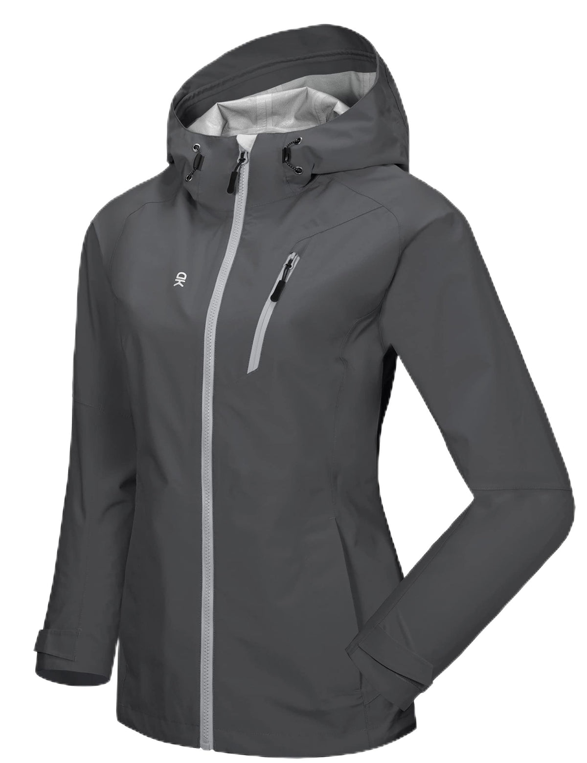 Women's Waterproof Hooded Hiking Rain Jacket