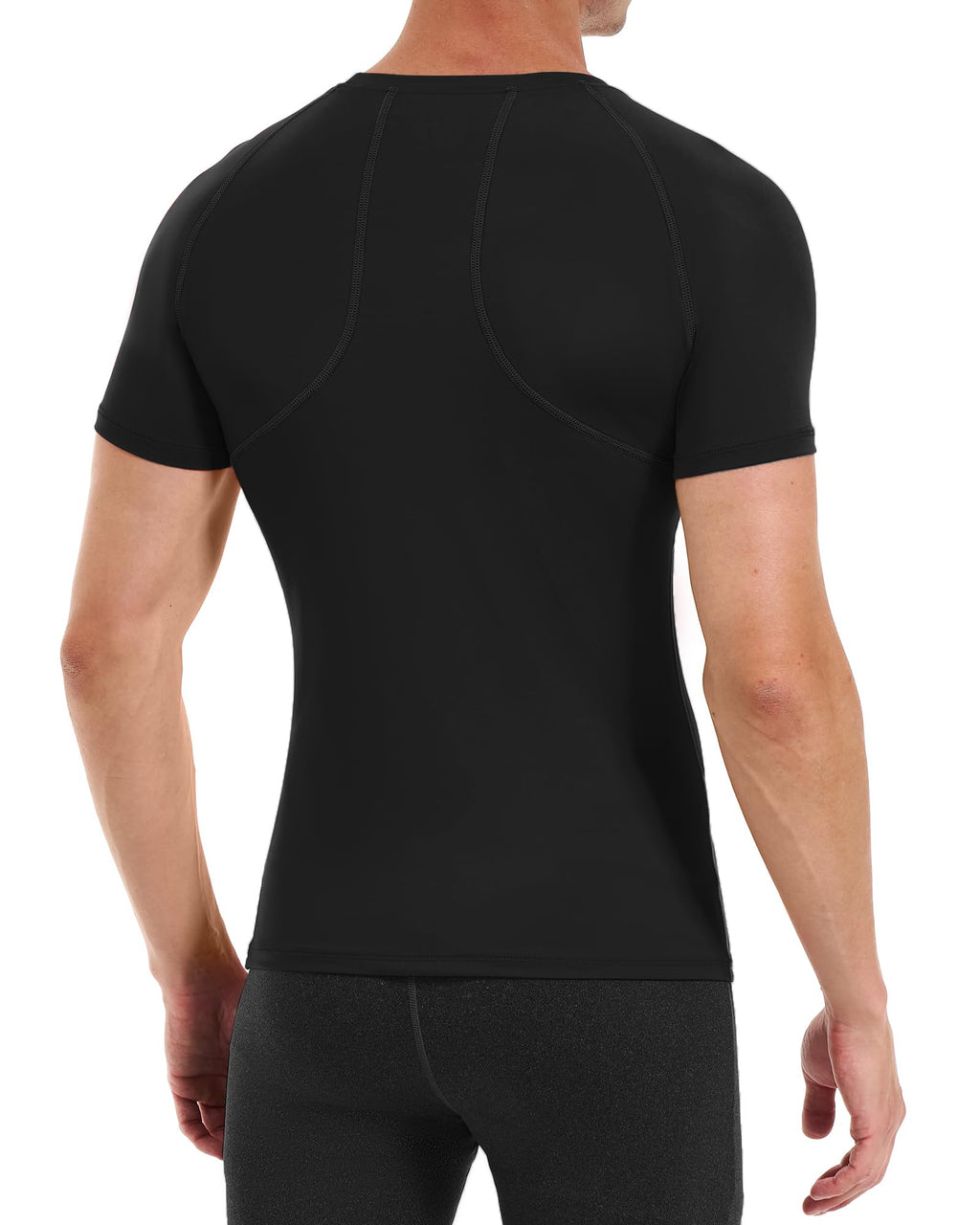 Men's Quick-Dry Short-Sleeve Compression Training Shirt