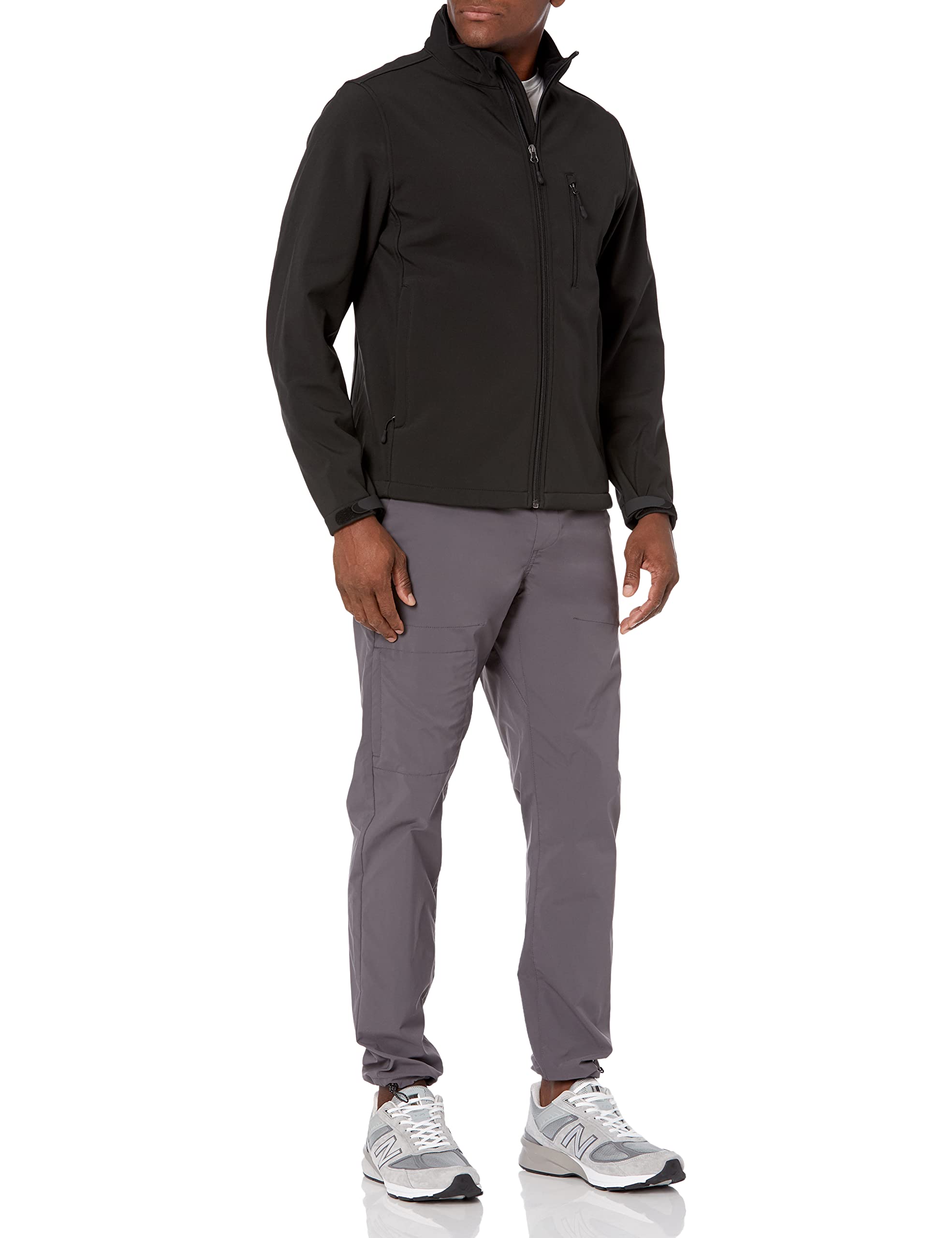 Men's Water-Resistant Softshell Jacket for Outdoor Use