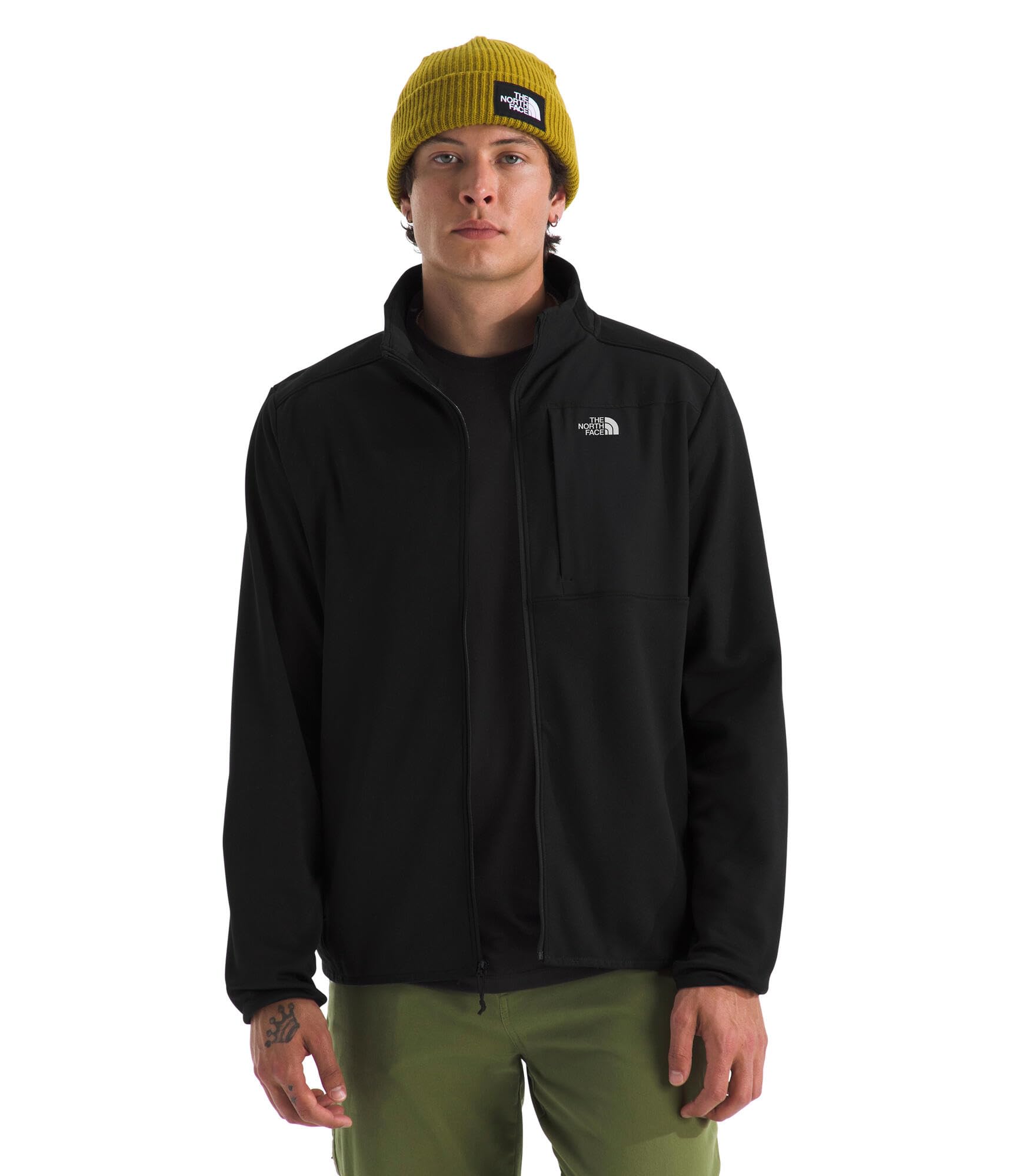 Men's Lightweight Full-Zip Fleece Jacket with Zip Pockets