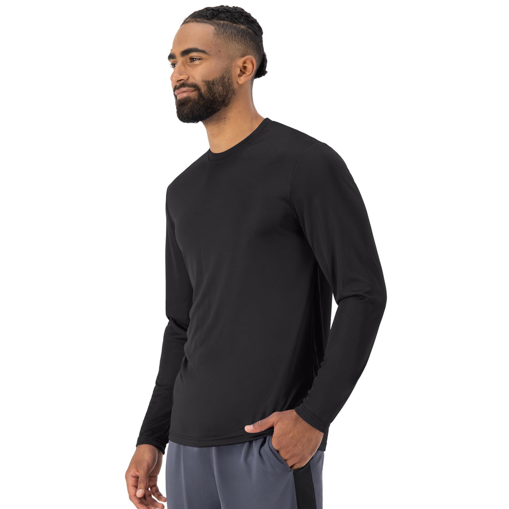 Hanes Sport Men's Long-Sleeve T-Shirt Pack, Cool DRI Moisture-Wicking Performance T-Shirts, Performance Tee, 2-Pack