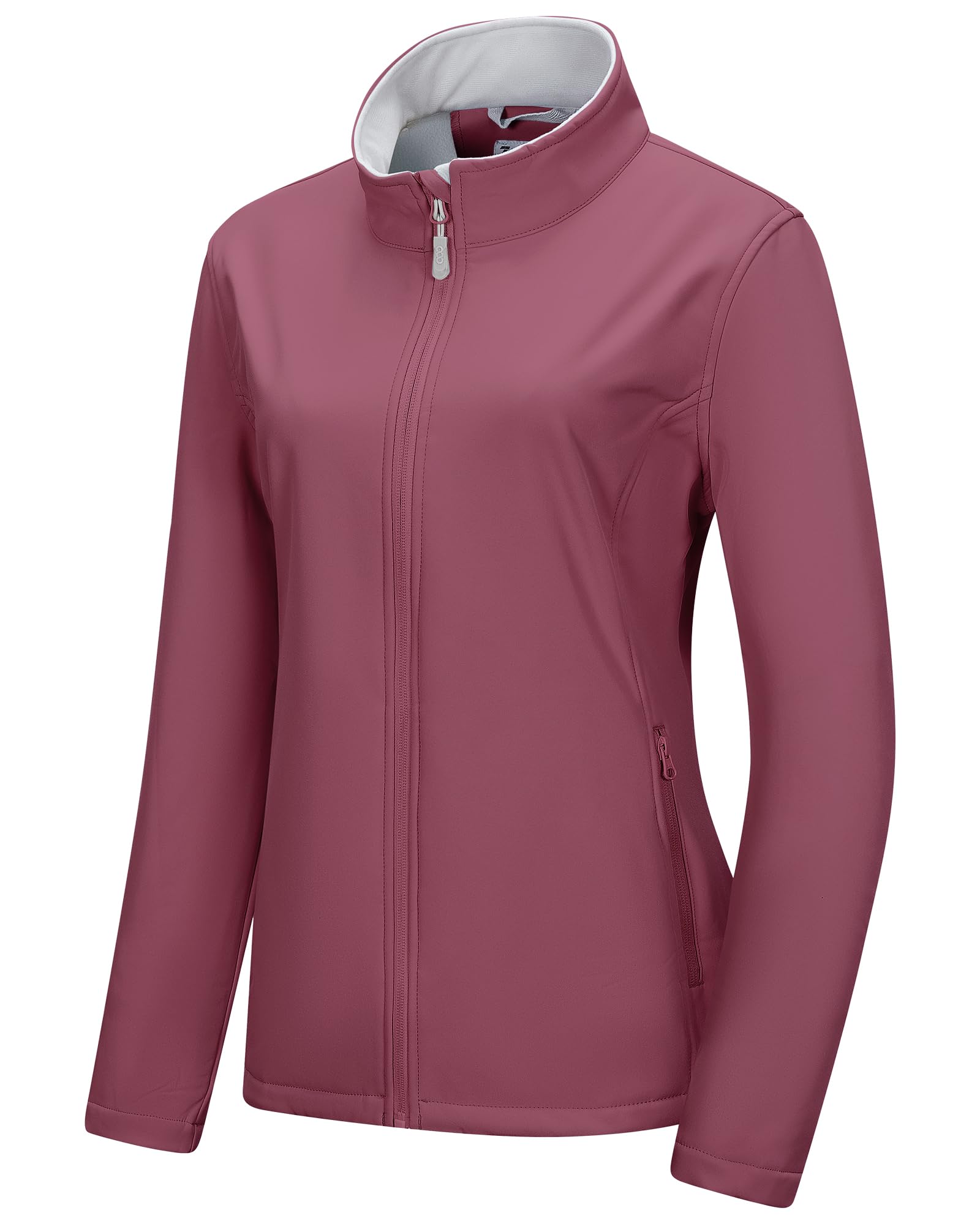 Women's Waterproof Fleece-Lined Softshell Jacket