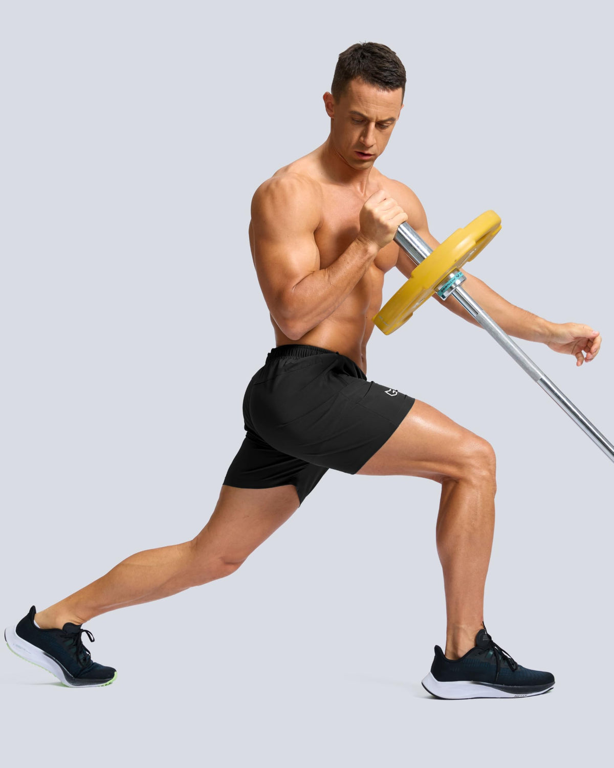 G Gradual Men's Athletic Running Shorts with 2 Zipper Pockets 7"/ 5"/ 9"