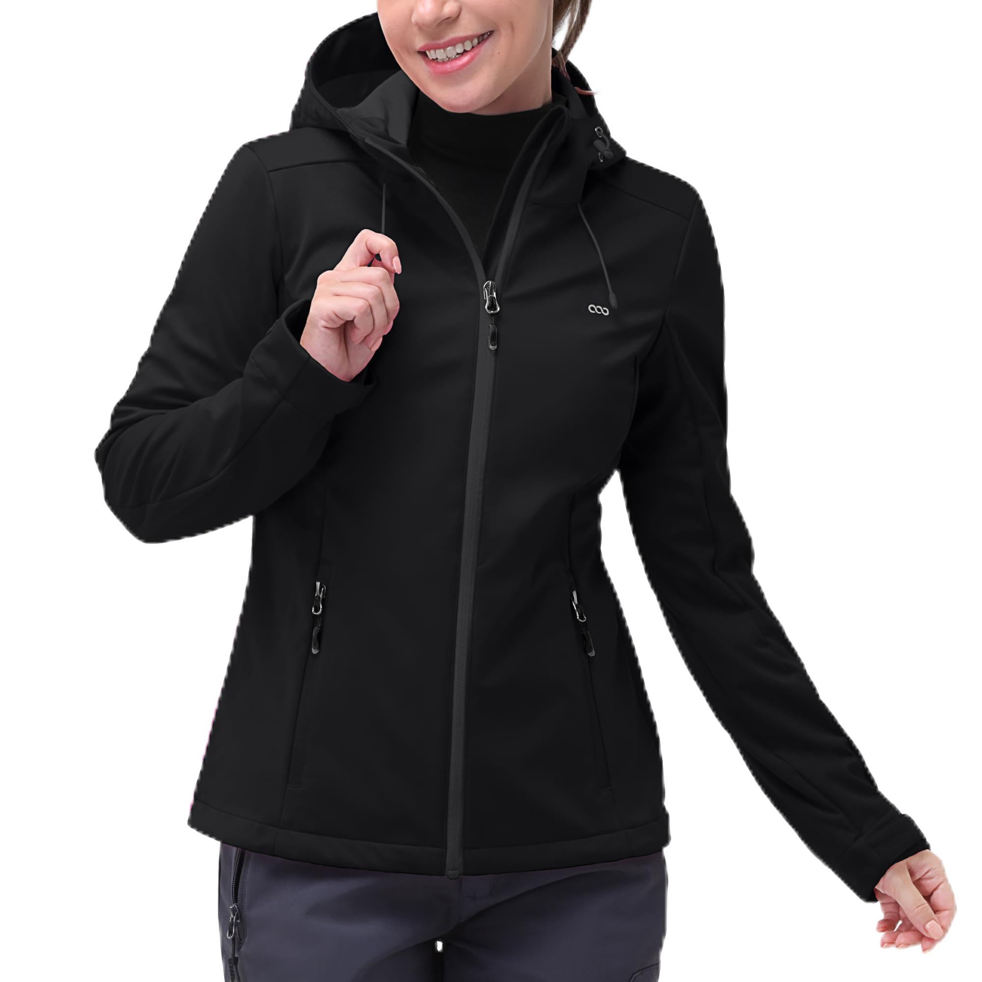 33,000ft Women's Softshell Jacket Waterproof Lightweight Windbreaker jacket