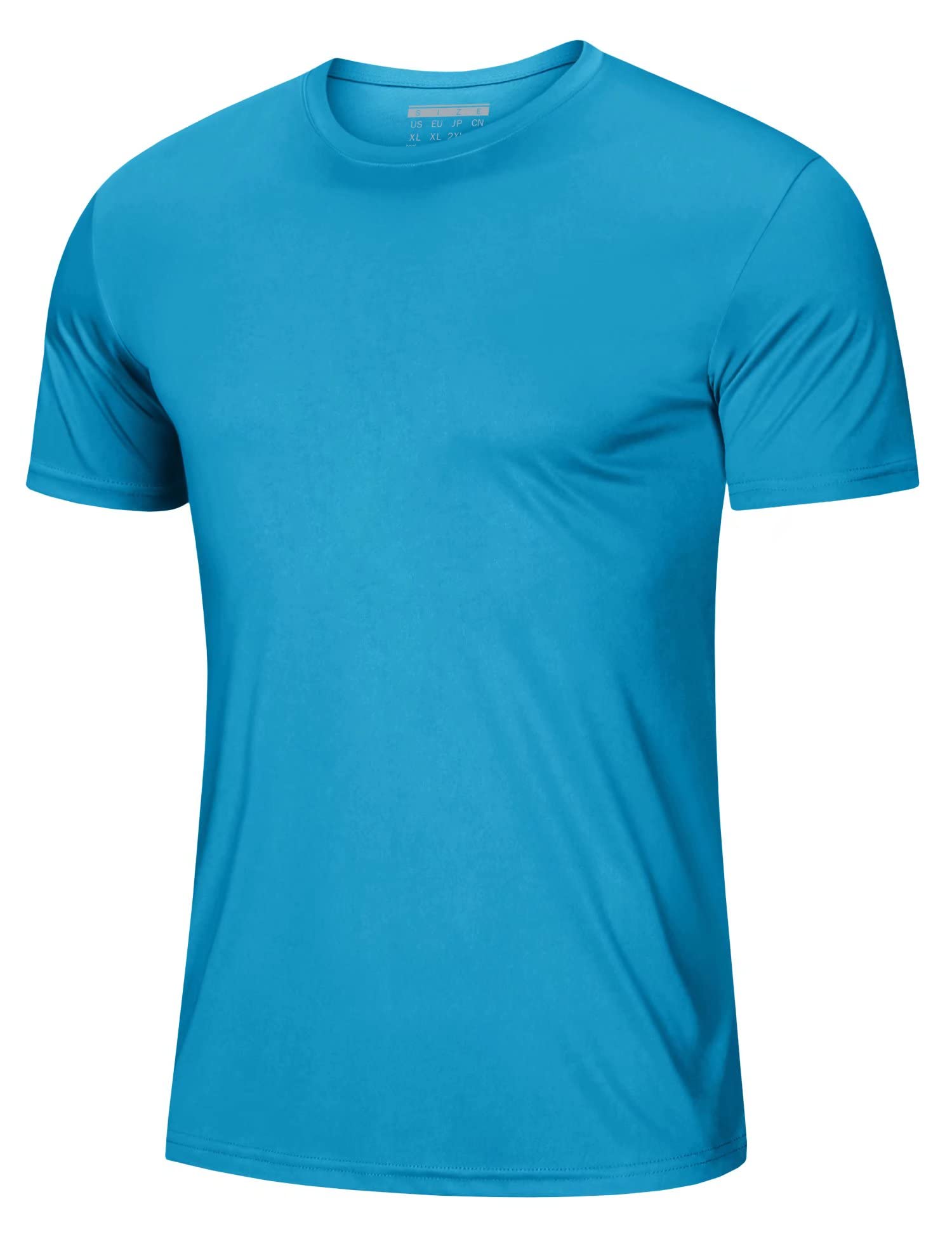 MAGCOMSEN Men's Short Sleeve UPF 50+ T-Shirt Quick Dry Workout Athletic Running Swim Tops Tee Rash Guard Performance Shirts