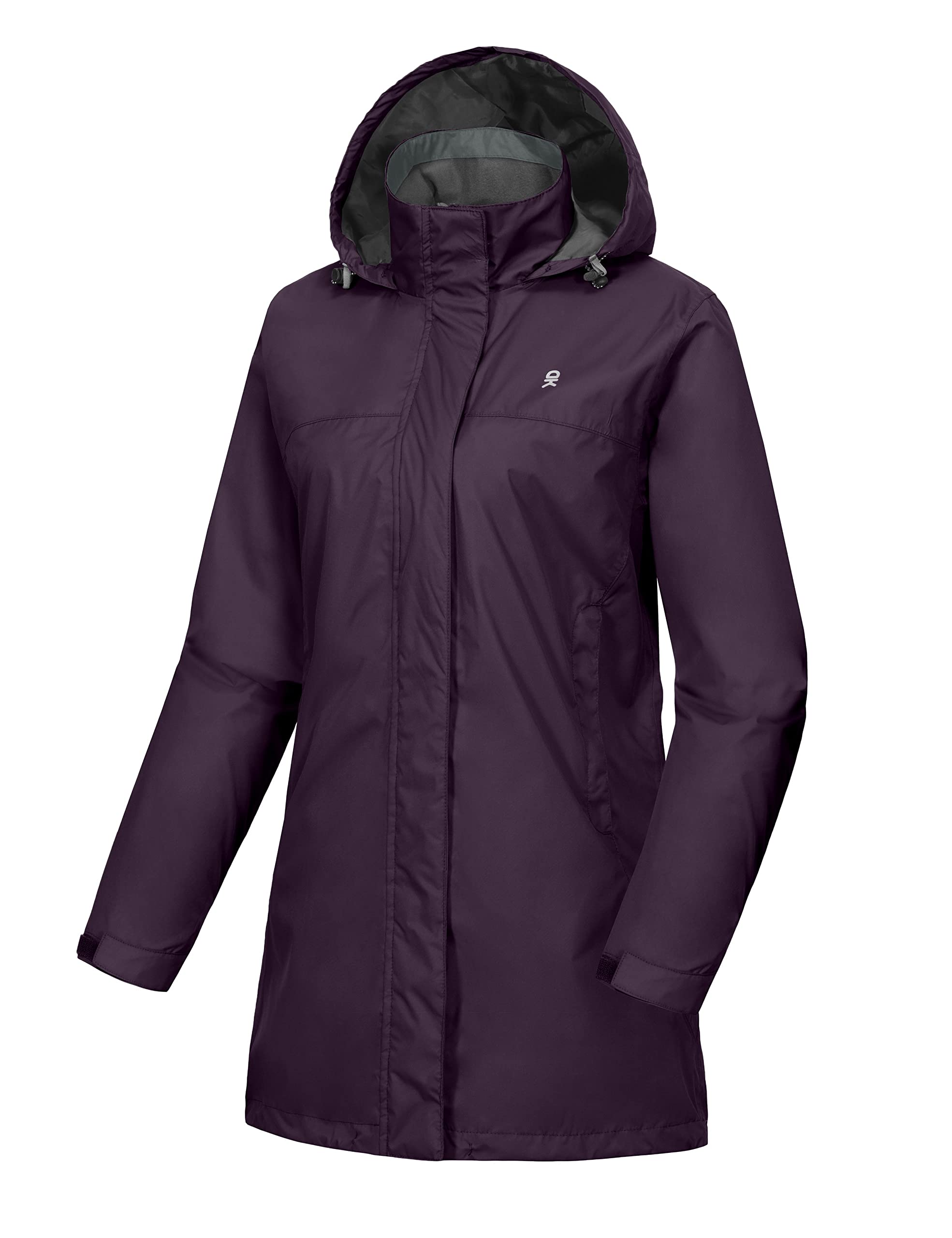 Women's Waterproof Hooded Hiking Rain Jacket