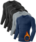 Men's Multi-Pack Fleece-Lined Thermal Compression Shirts
