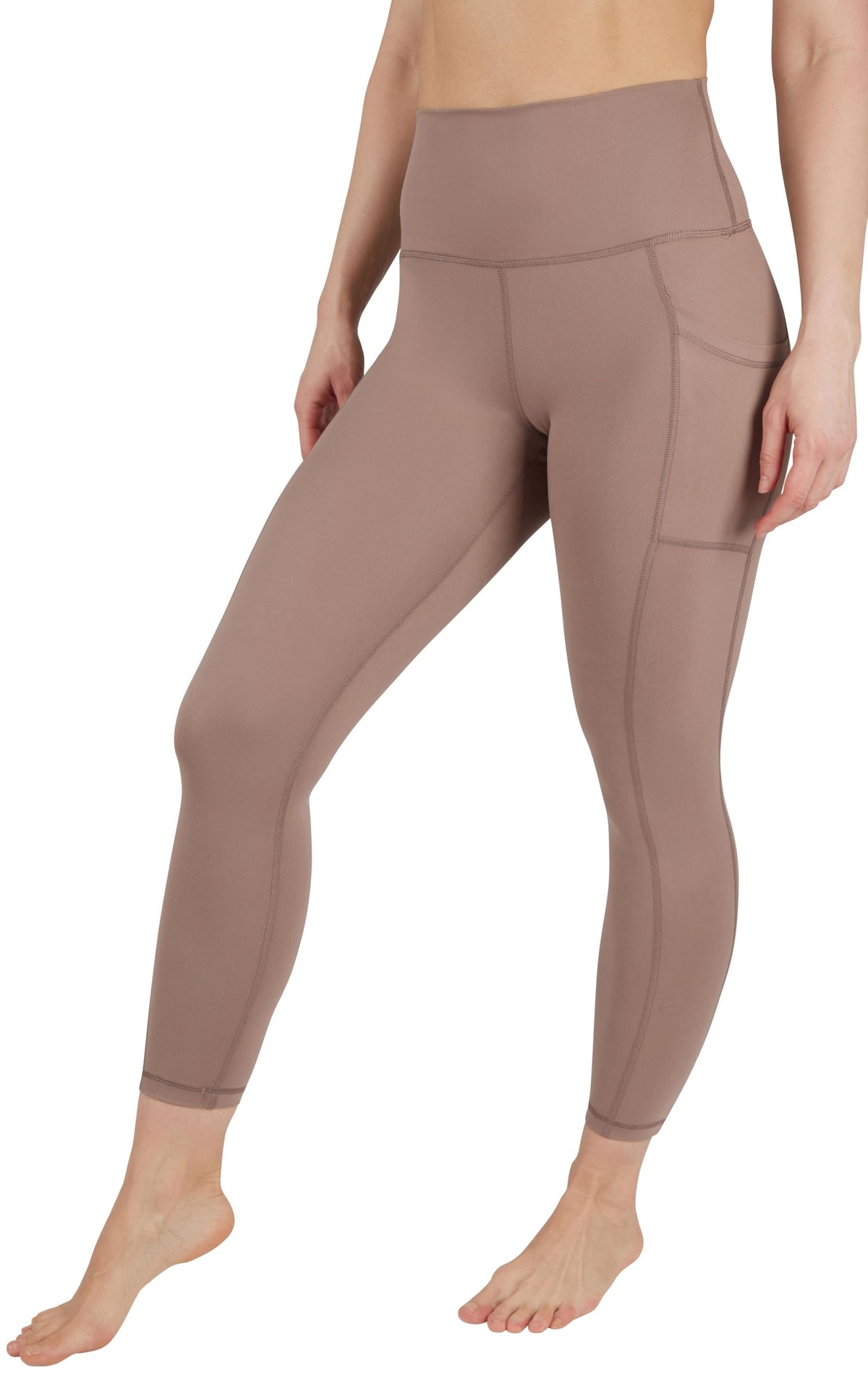 Yogalicious Womens High Waisted Yoga Legging Elastic Free Squat Proof Ankle Length Lux Workout Pant