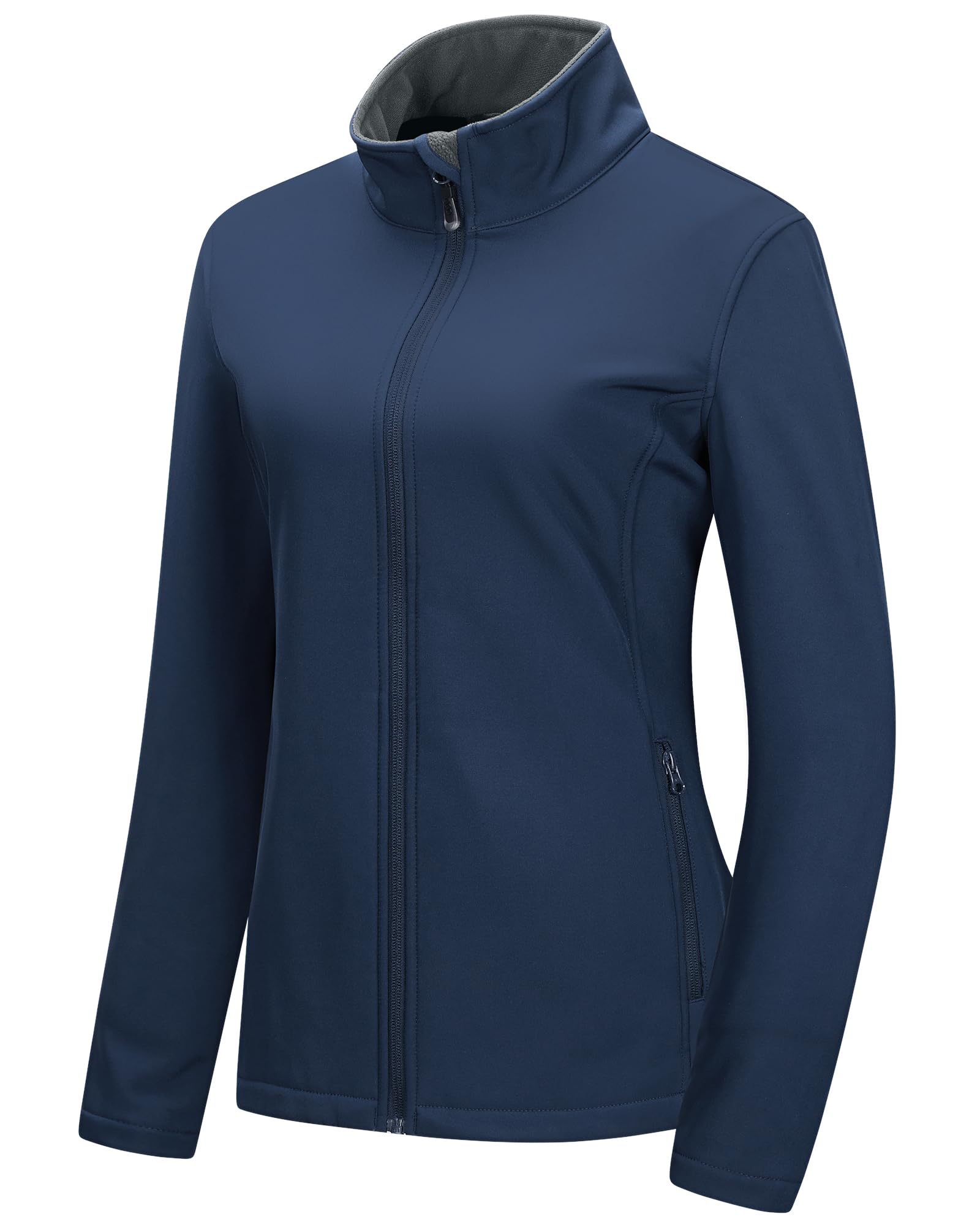 Women's Waterproof Fleece-Lined Softshell Jacket