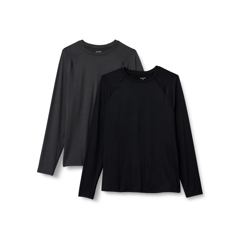 Amazon Essentials Men's Active Quick Dry Tech Stretch Lightweight Long-Sleeve T-Shirt (Available in Big&Tall)
