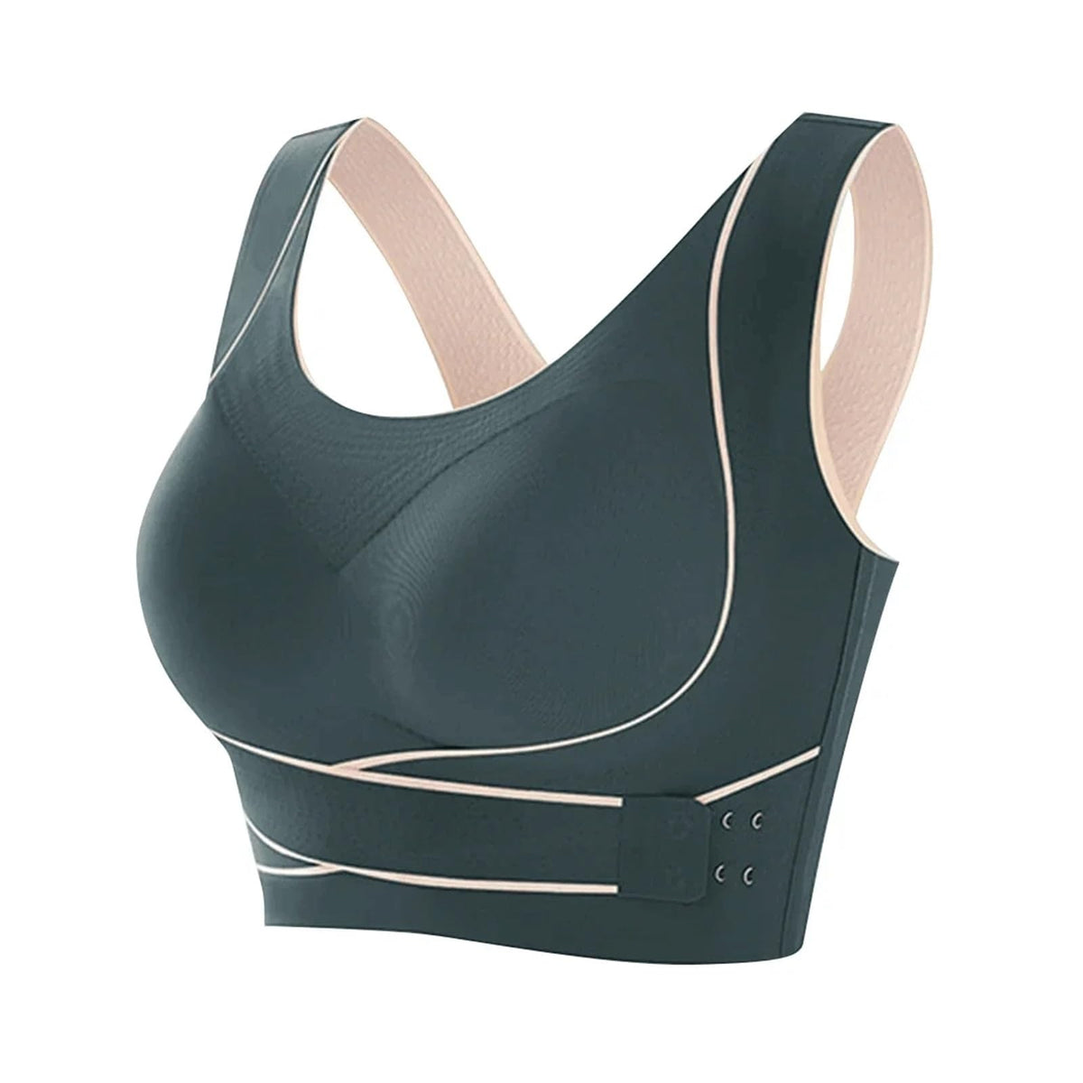 Women's Adjustable Front Buckle Padded Sports Bra
