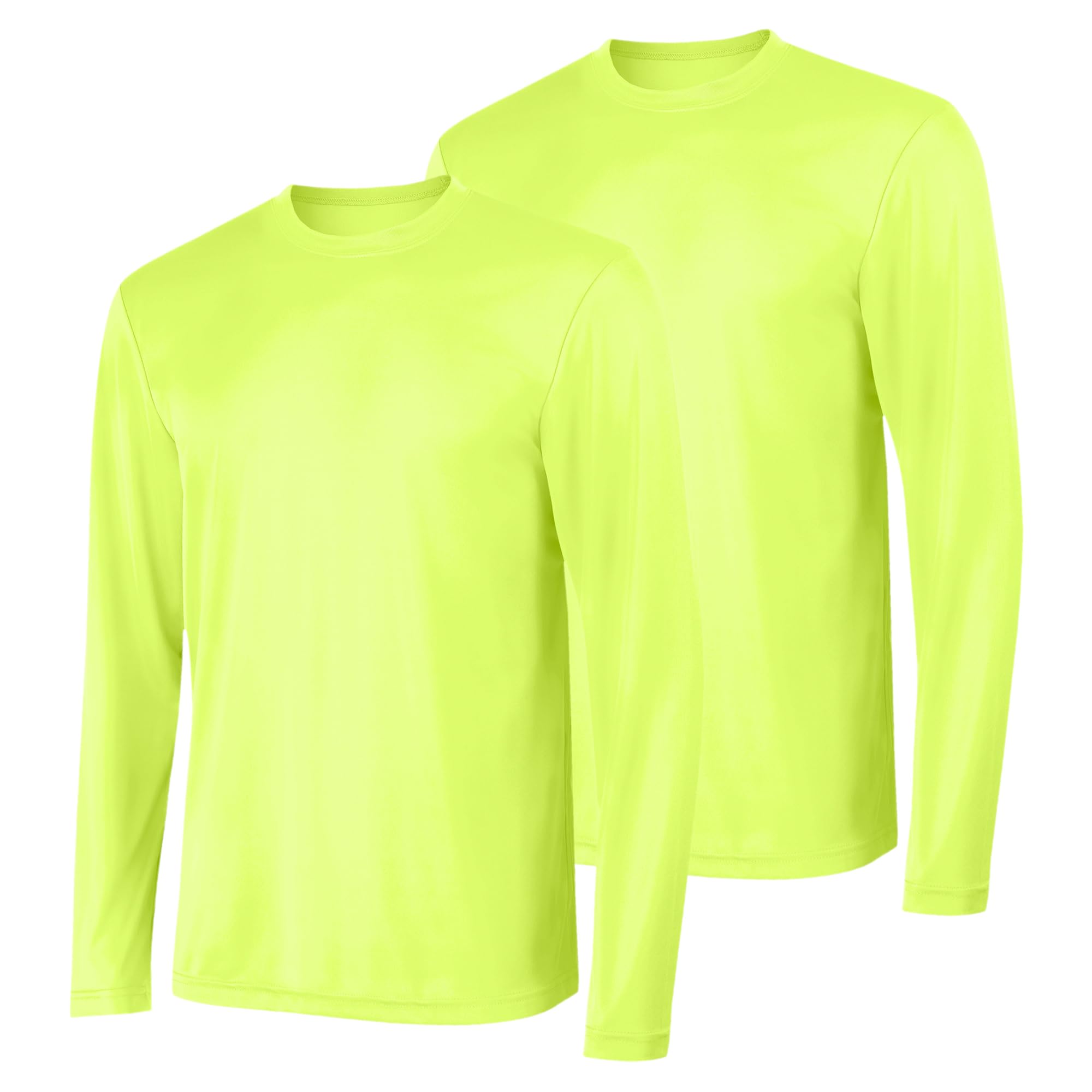 Hanes Sport Men's Long-Sleeve T-Shirt Pack, Cool DRI Moisture-Wicking Performance T-Shirts, Performance Tee, 2-Pack