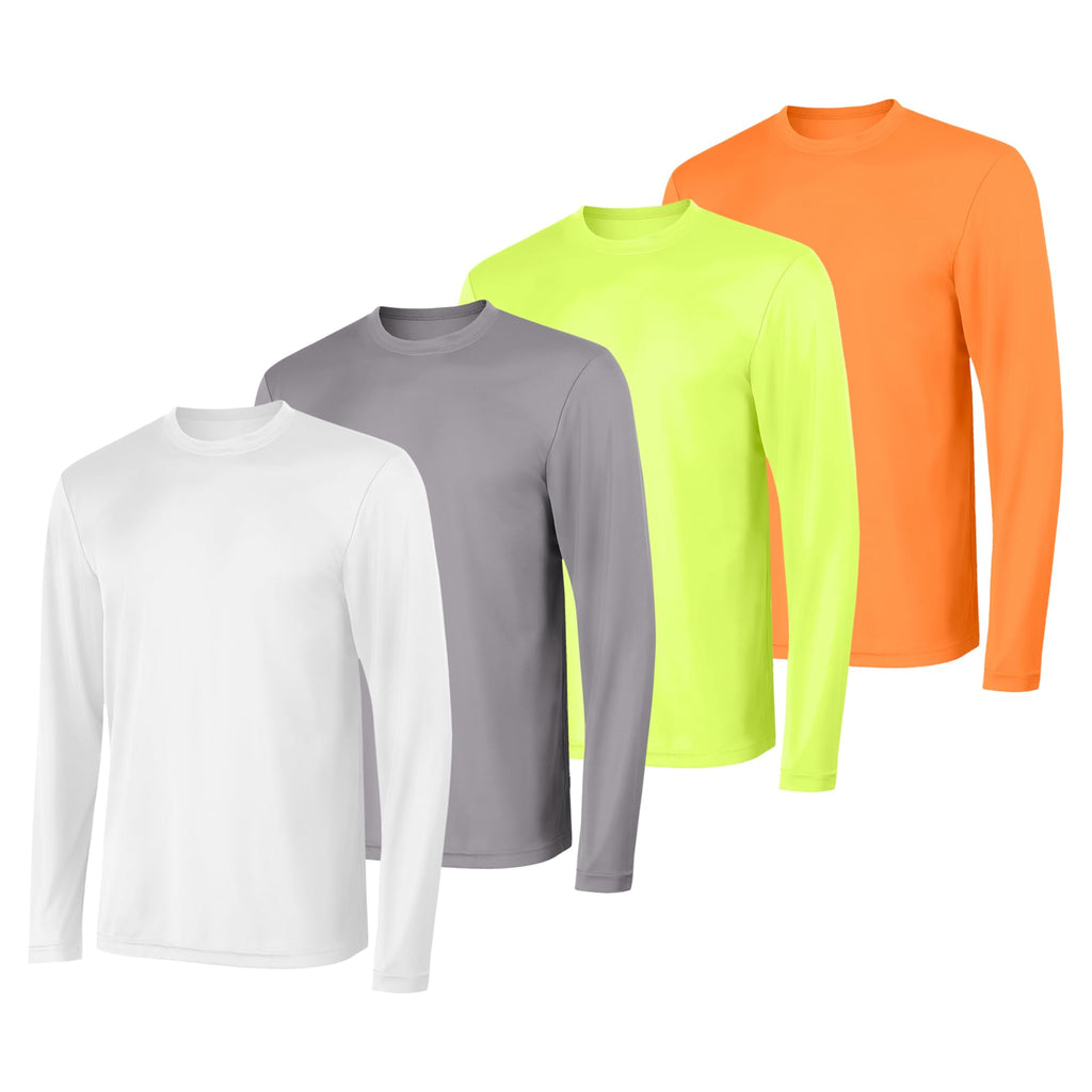 Hanes Sport Men's Long-Sleeve T-Shirt Pack, Cool DRI Moisture-Wicking Performance T-Shirts, Performance Tee, 2-Pack