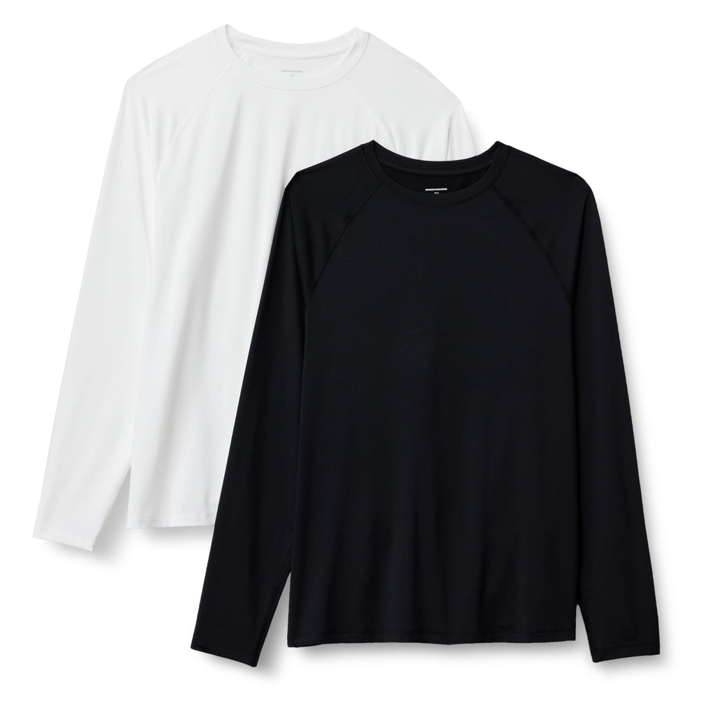Amazon Essentials Men's Active Quick Dry Tech Stretch Lightweight Long-Sleeve T-Shirt (Available in Big&Tall)