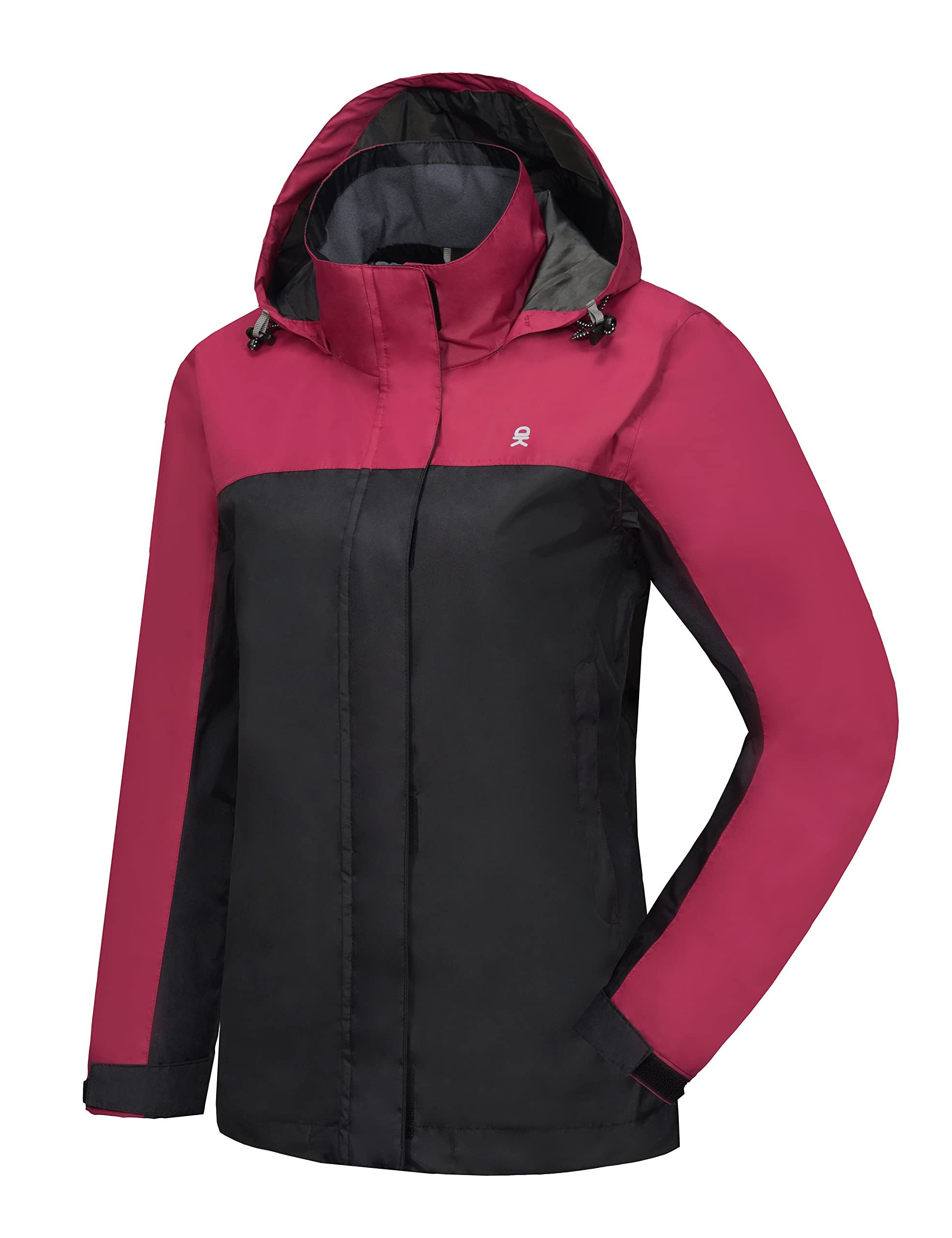 Women's Waterproof Hooded Hiking Rain Jacket
